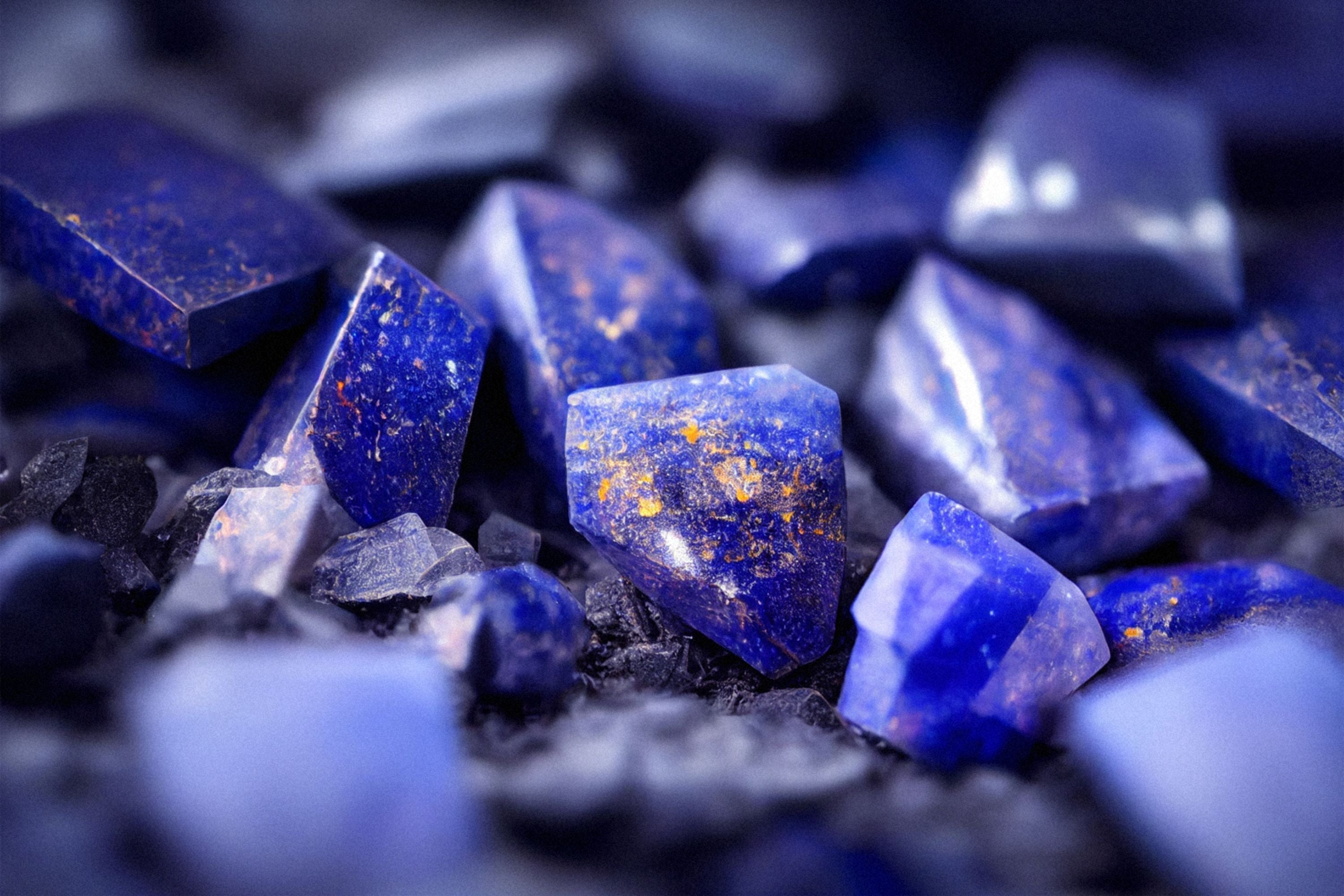 Pierres lapis-lazuli