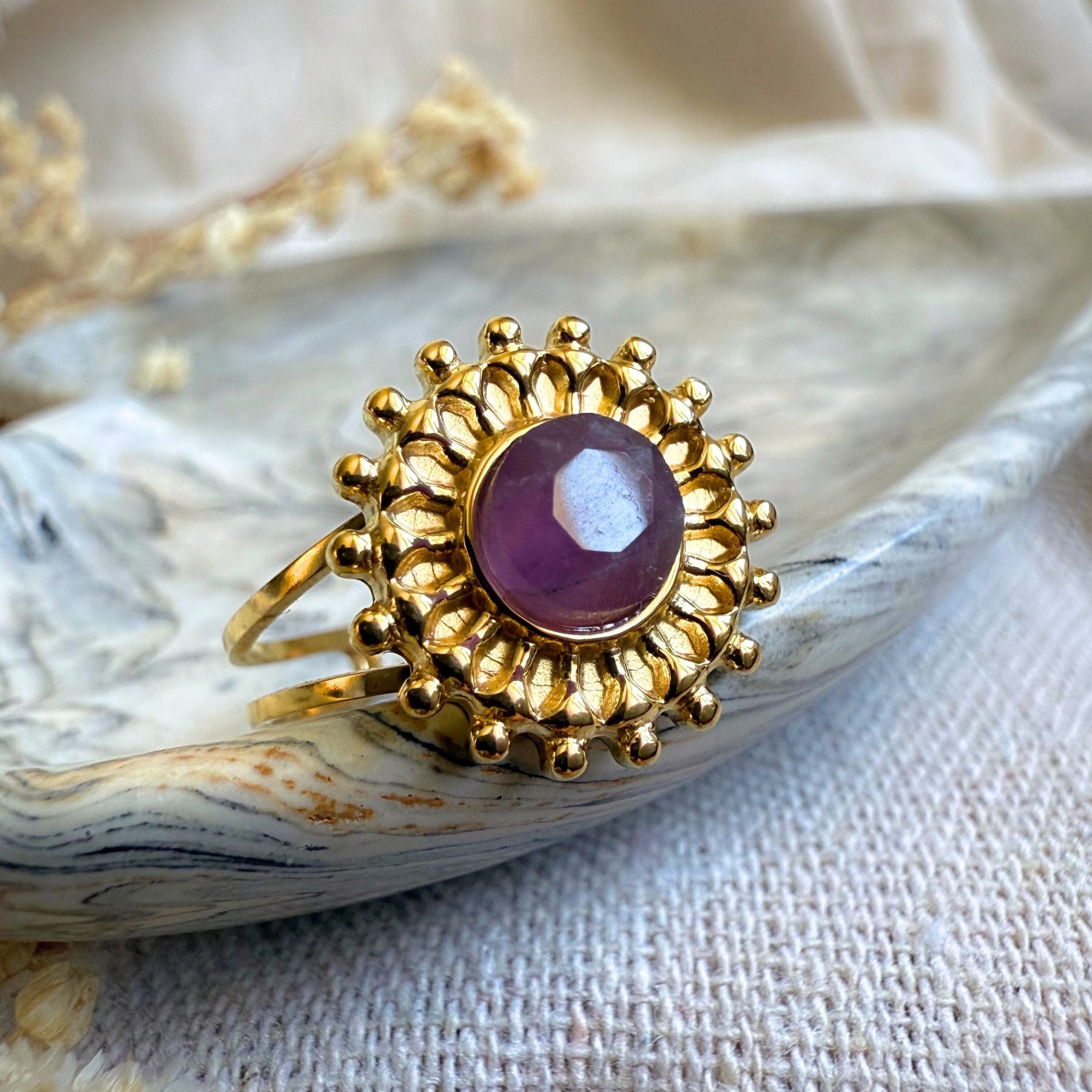 Bague "Héré" - Améthyste