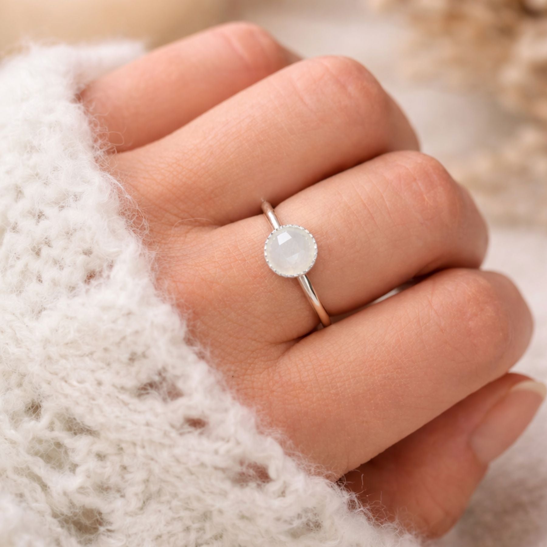 Bague "Métis" - Pierre de lune