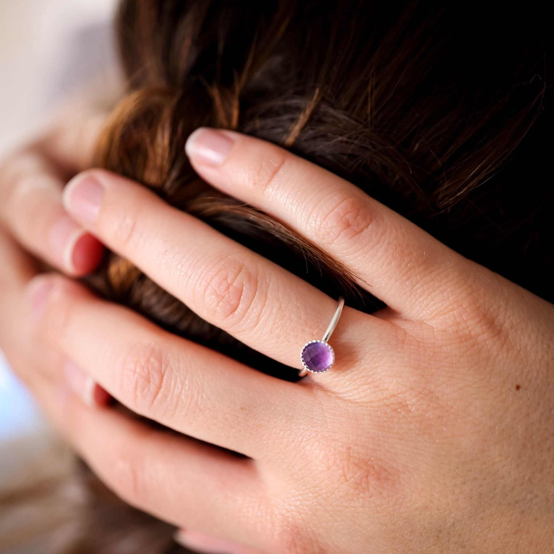 Bague "Métis" en Améthyste