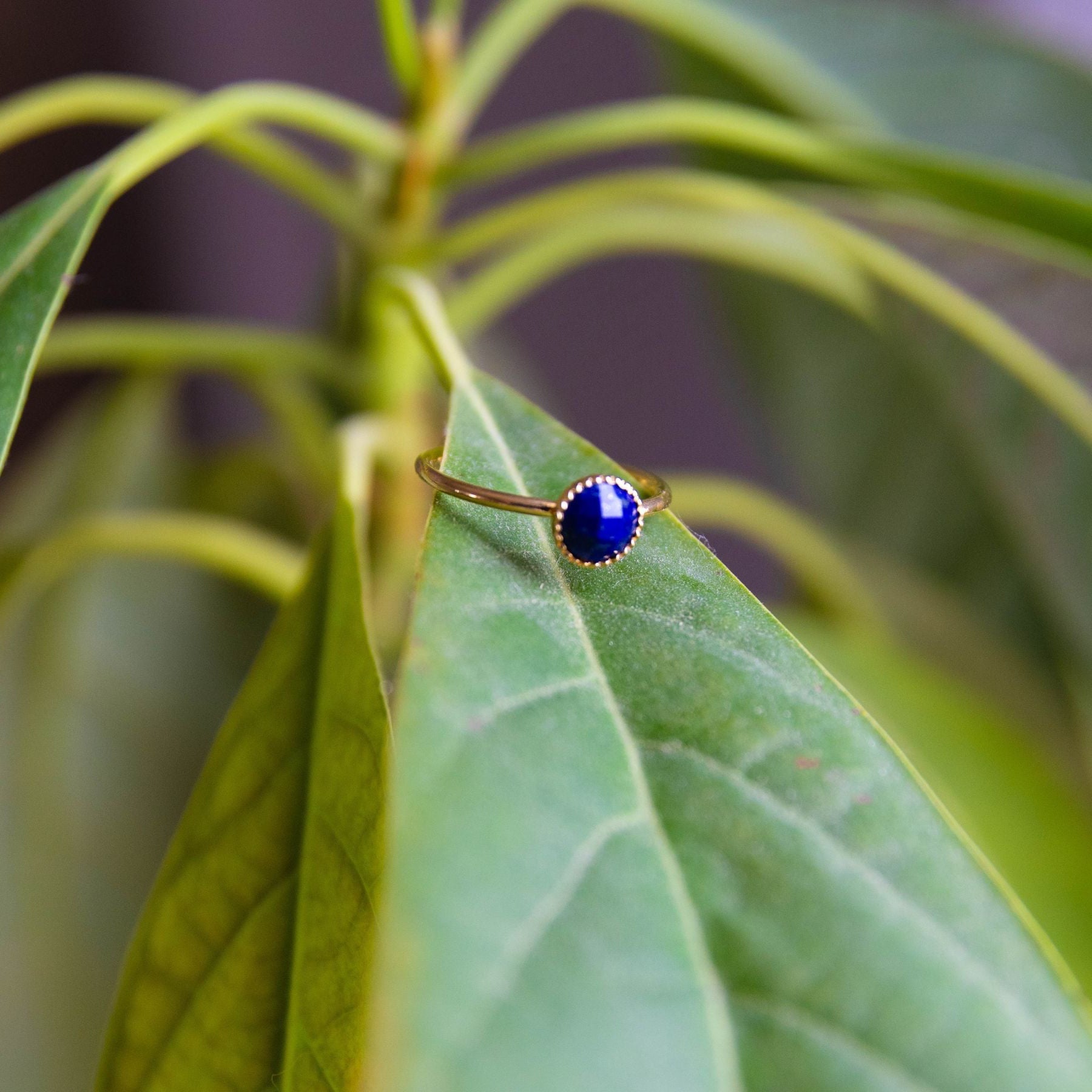 Bague "Nérée" en Lapis-lazuli