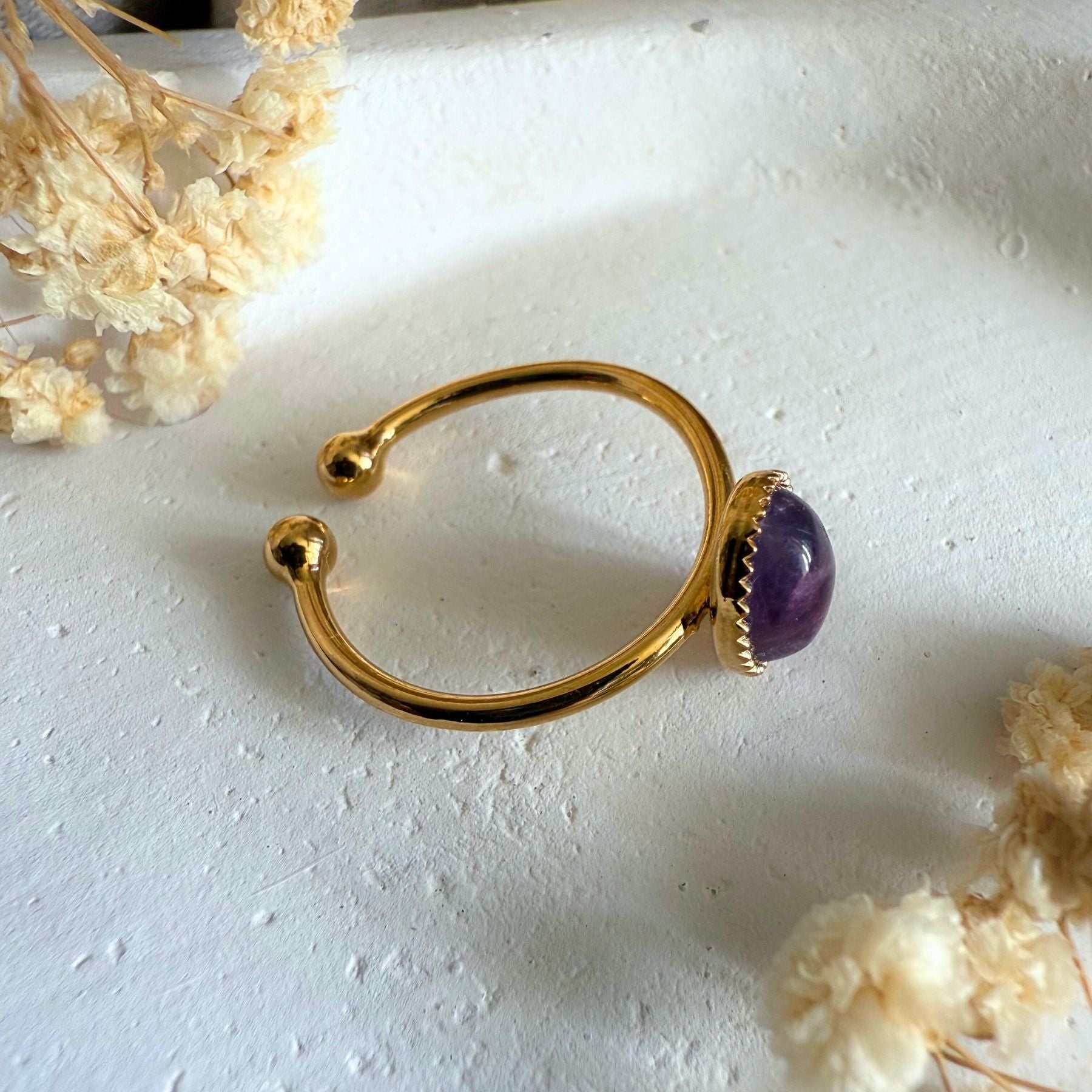 Bague "Tiamat" - Améthyste