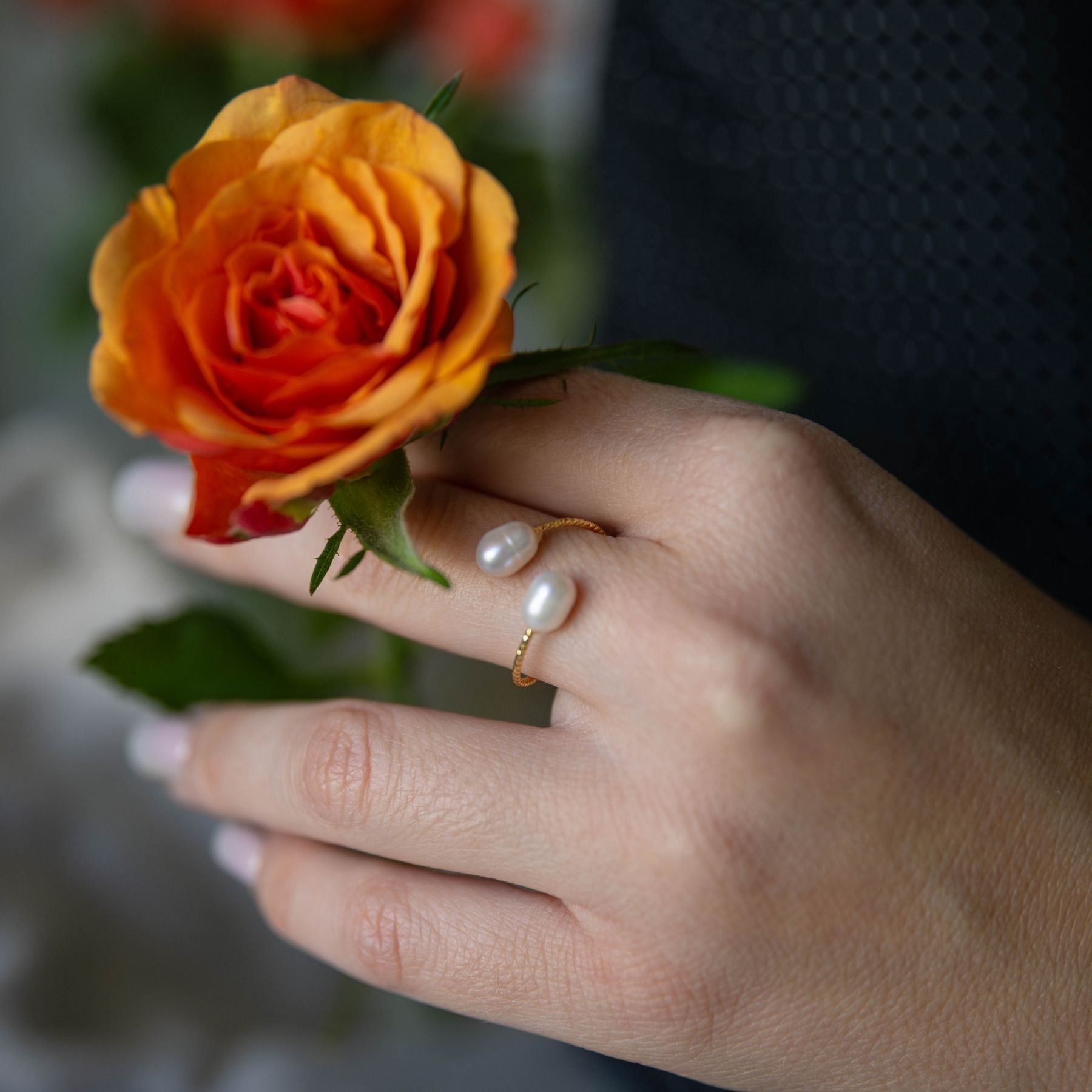 Bague en Perles d'eau douce