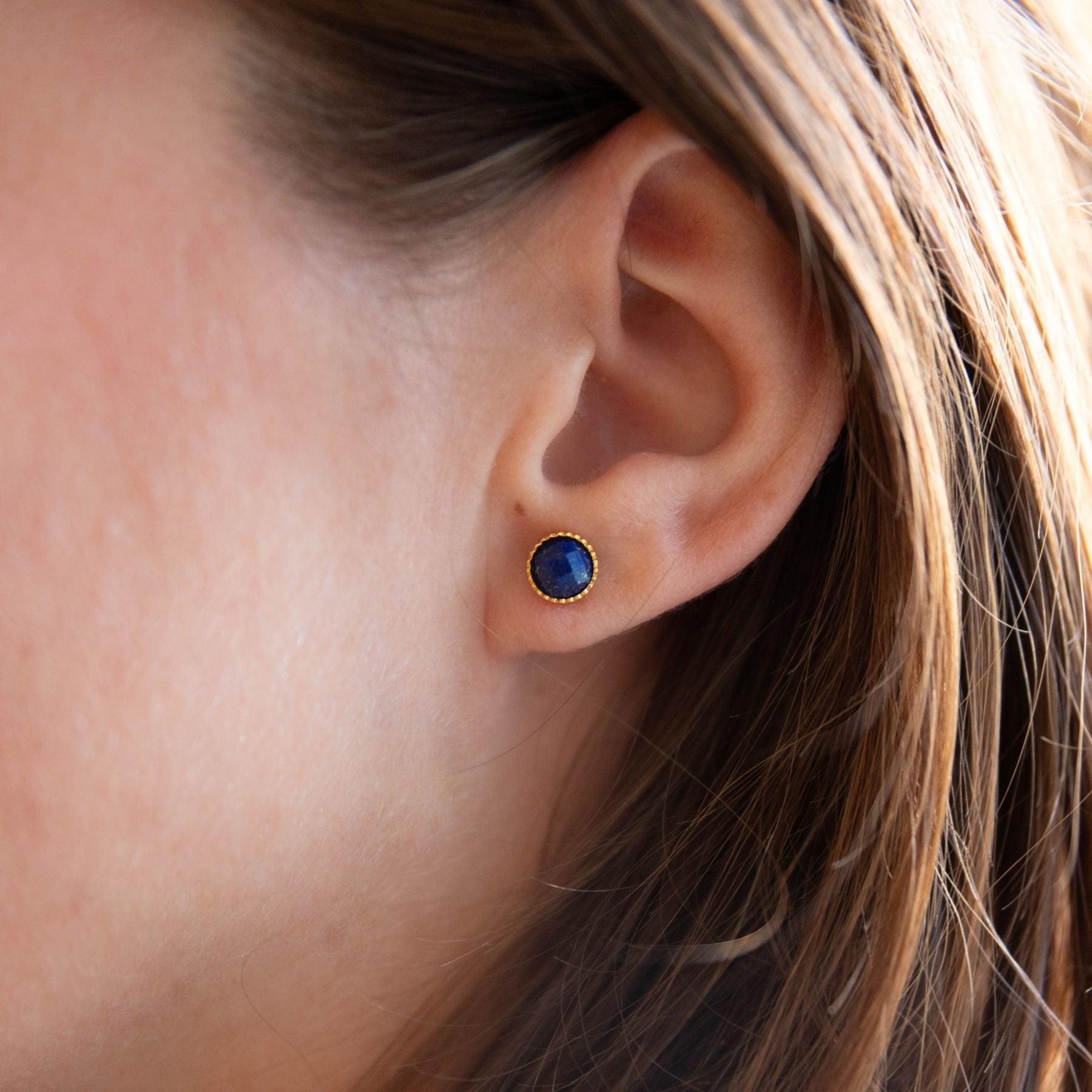Boucles d'oreilles en Lapis-lazuli