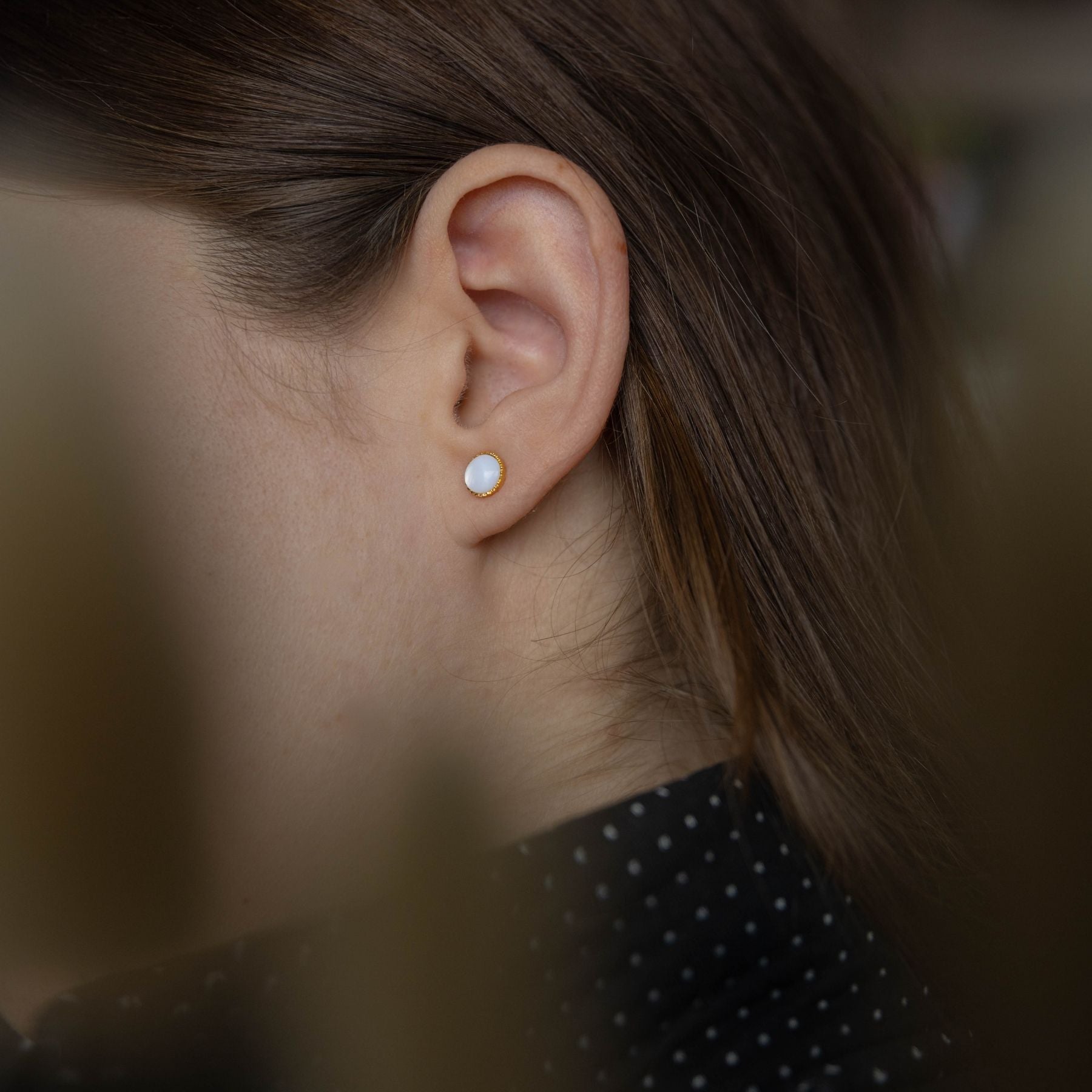 Boucles d'oreilles en Nacre