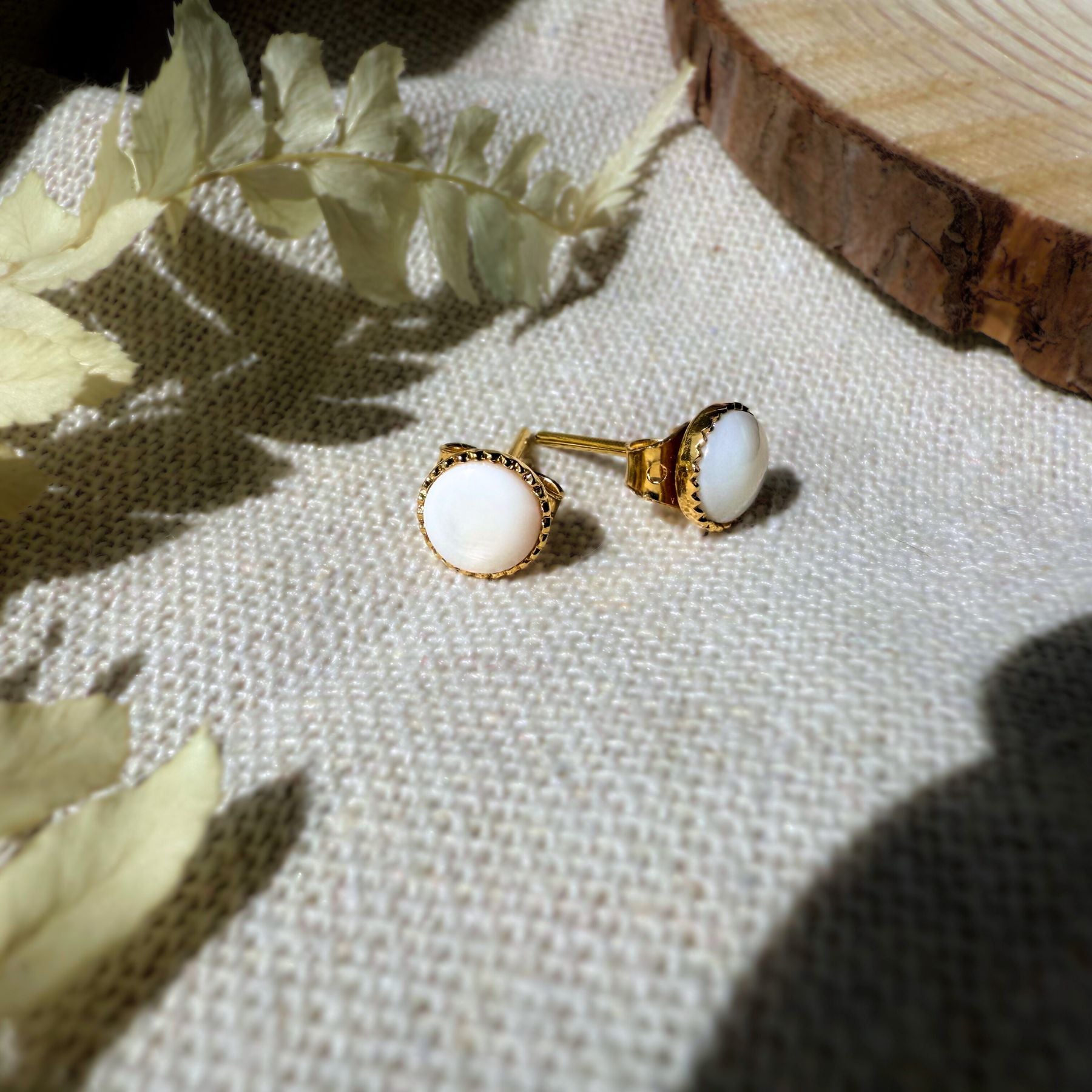 Boucles d'oreilles en Nacre