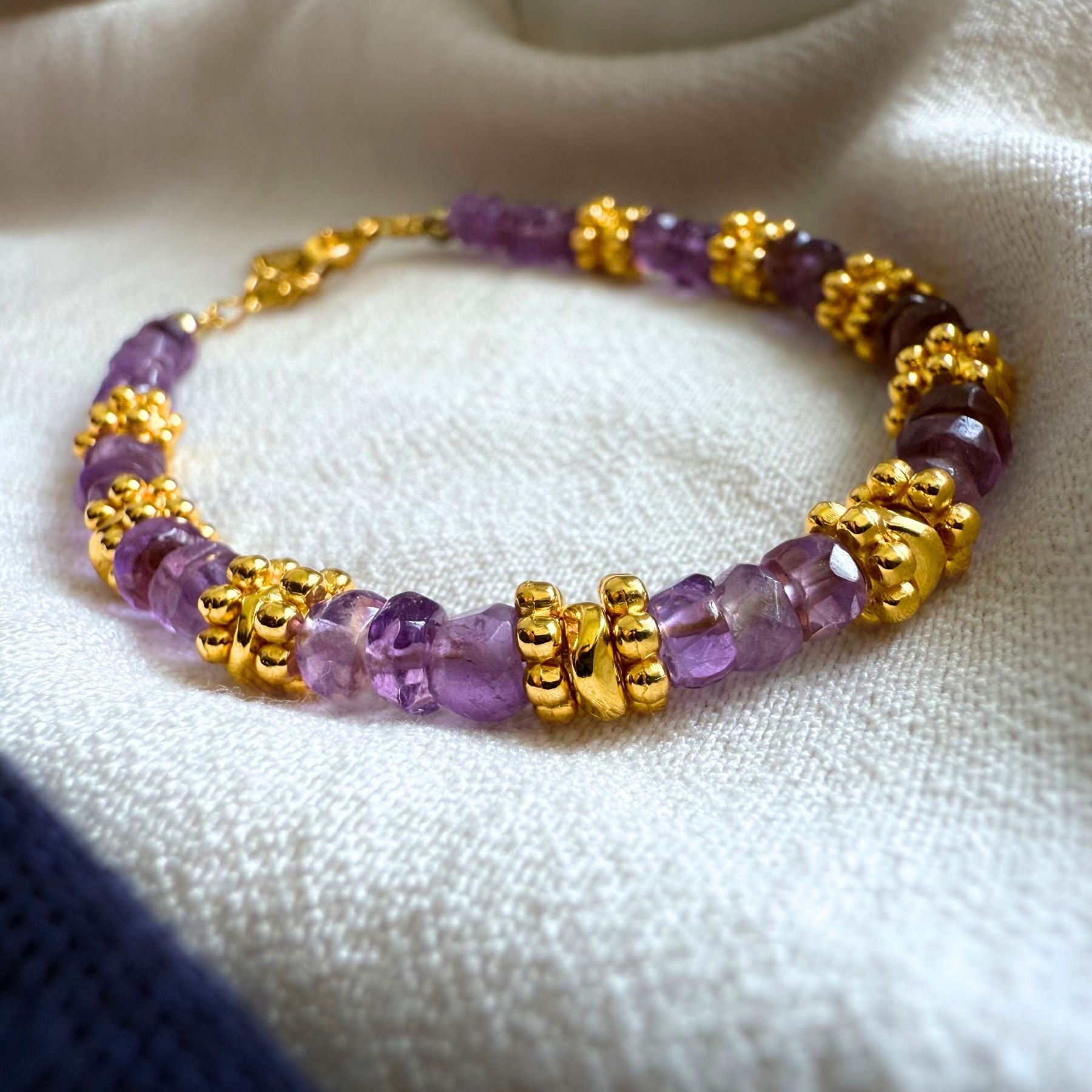 Bracelet "Astéria" - Améthyste