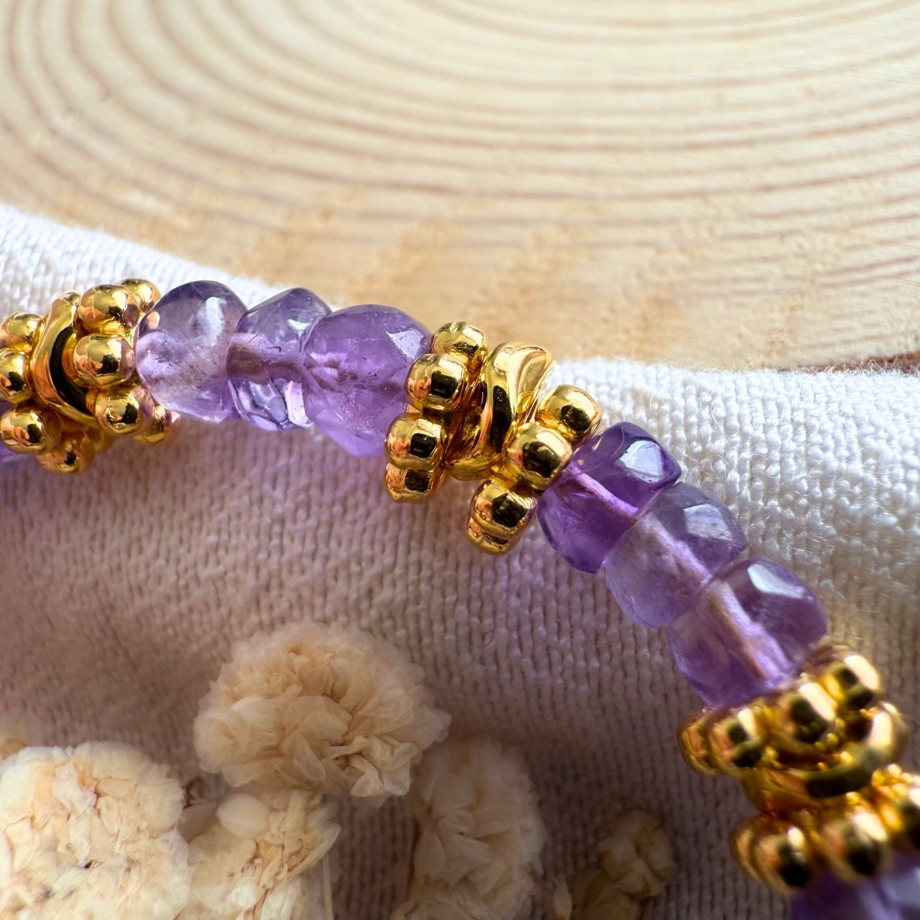 Bracelet "Astéria" Améthyste