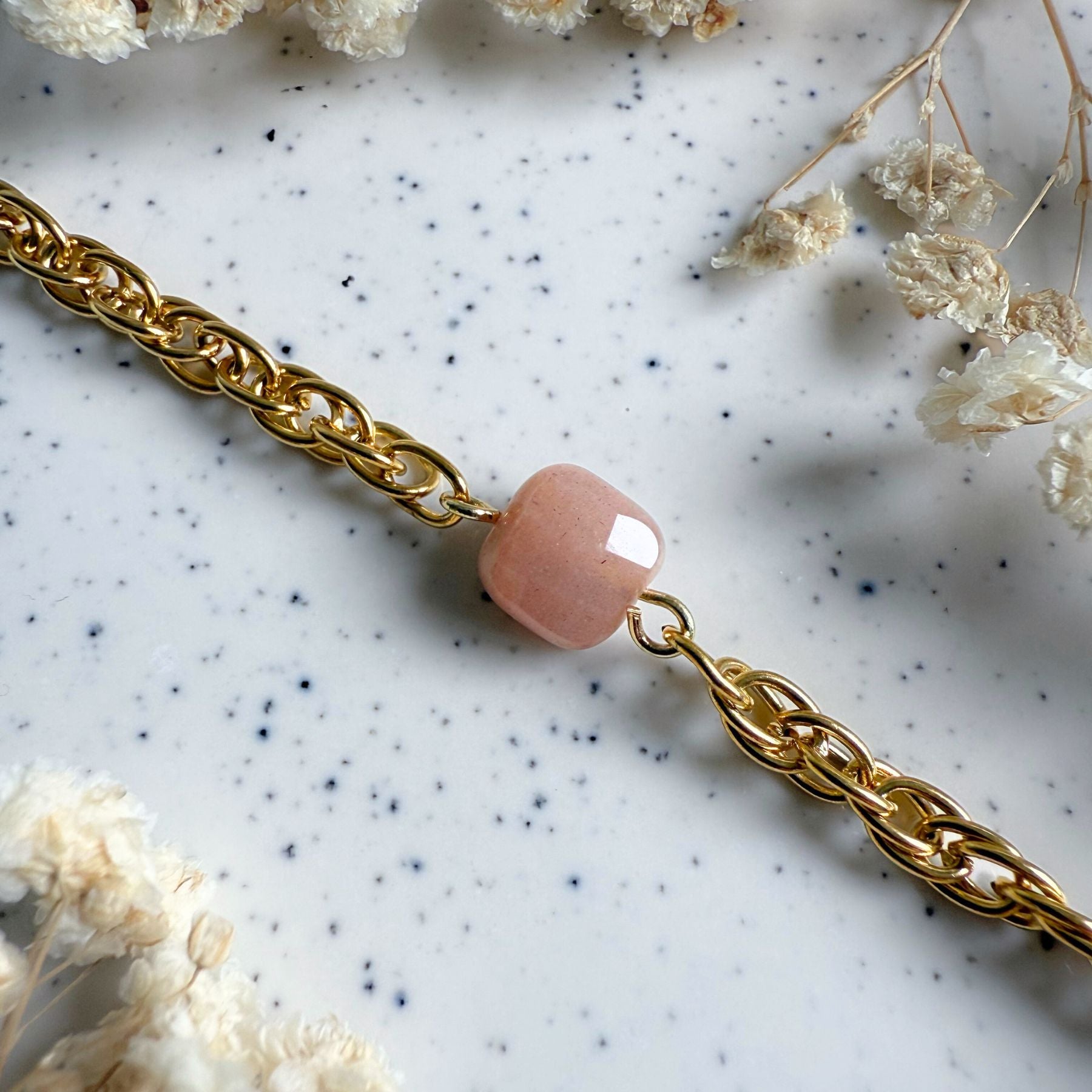 Bracelet "Letiko" - Pierre de soleil