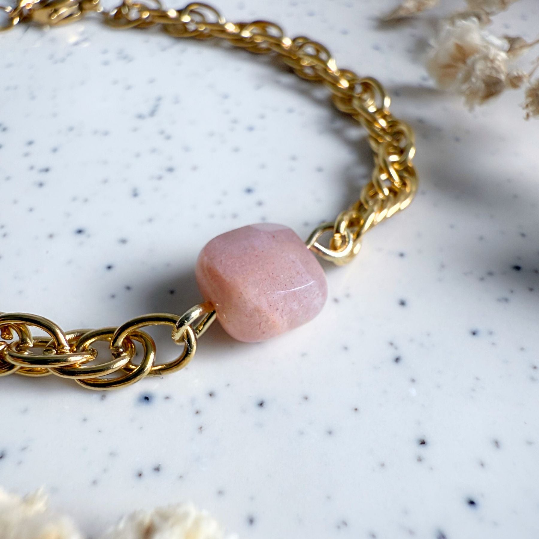 Bracelet "Letiko" - Pierre de soleil