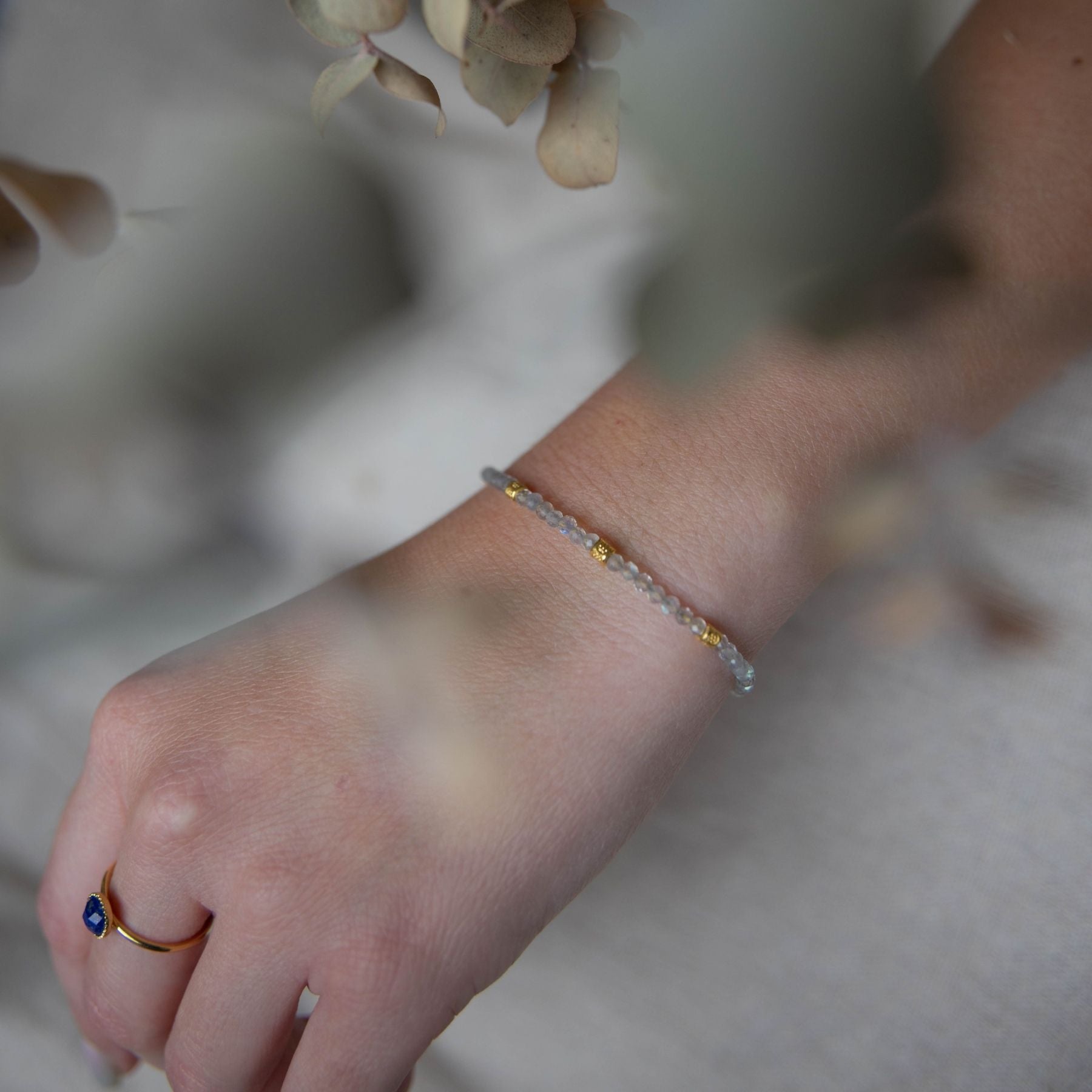 Bracelet "Minerve" en Labradorite