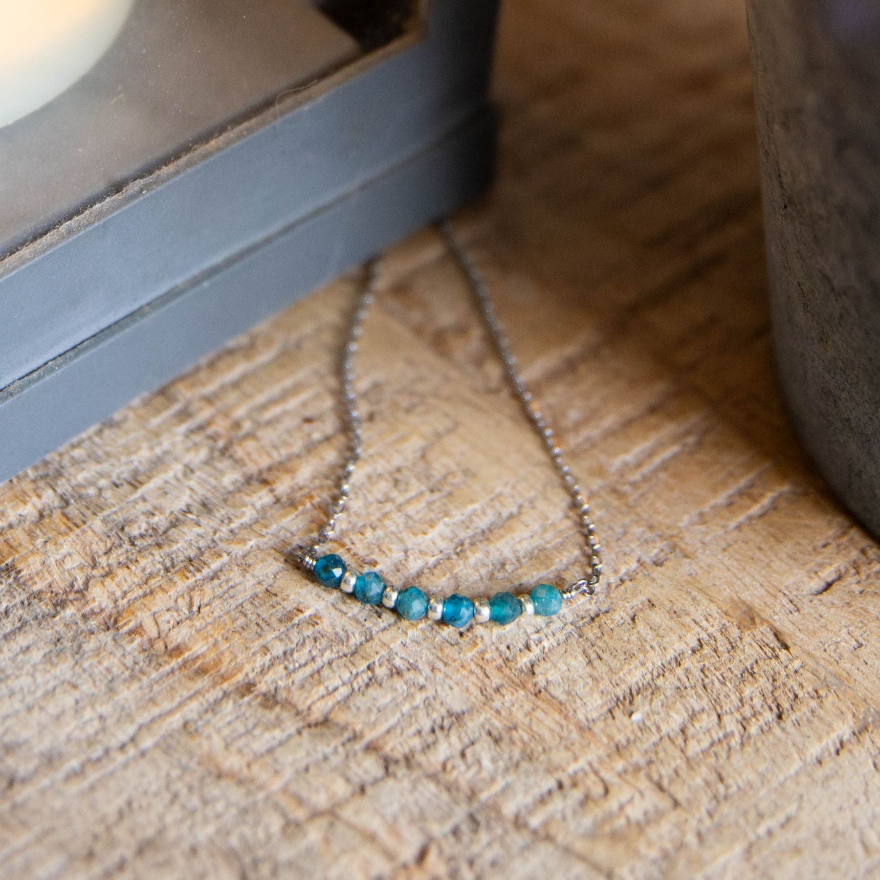 Bracelet "Sixtine" en Apatite