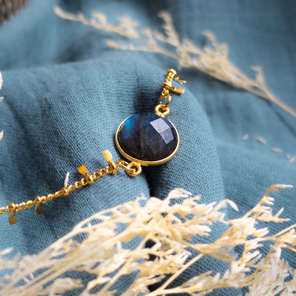 Bracelet "Thalie" en Labradorite
