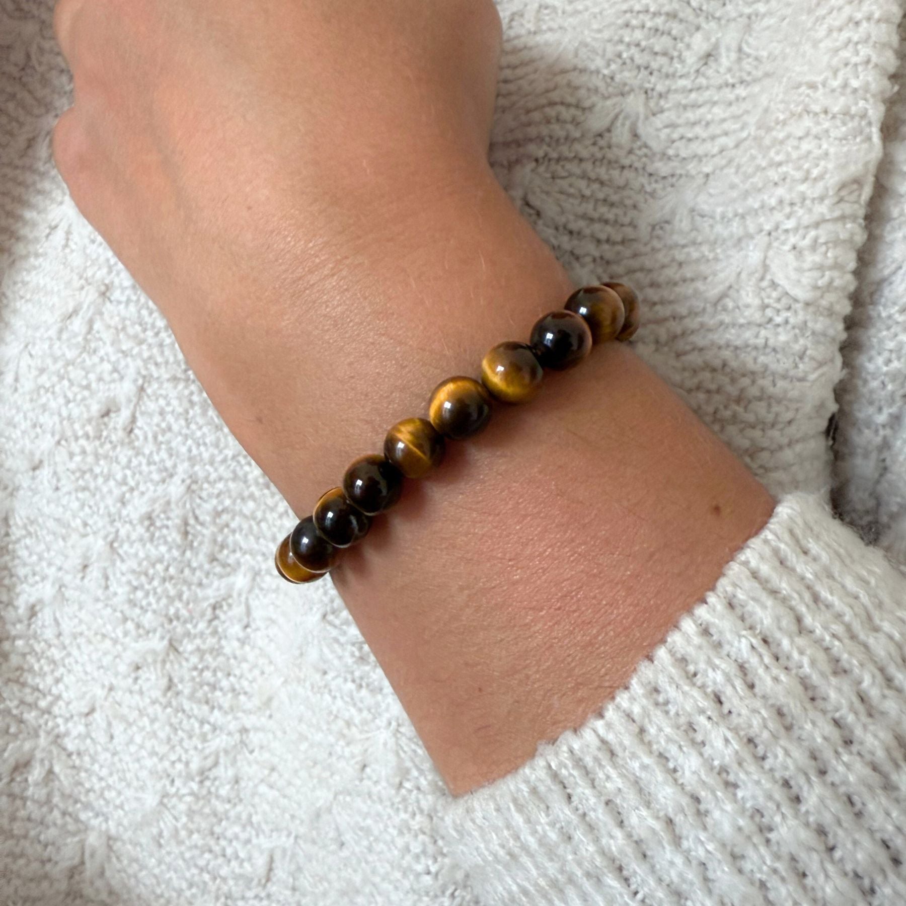 Bracelet en Oeil de tigre AA+