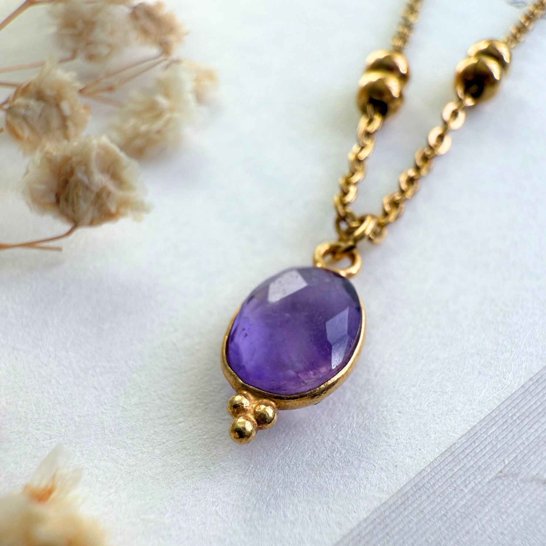 Collier "Calliope" - Améthyste