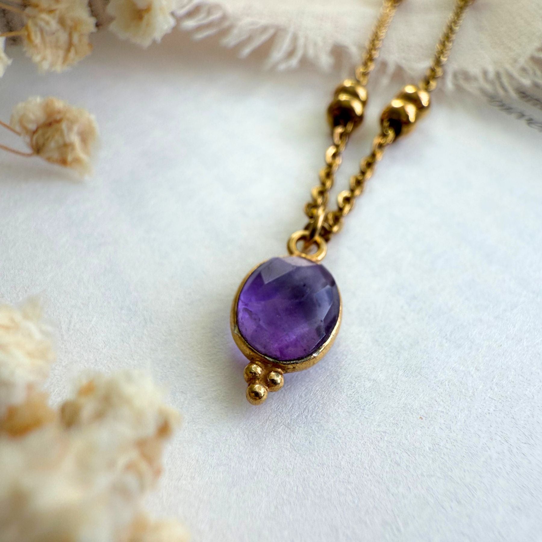 Collier "Calliope" - Améthyste