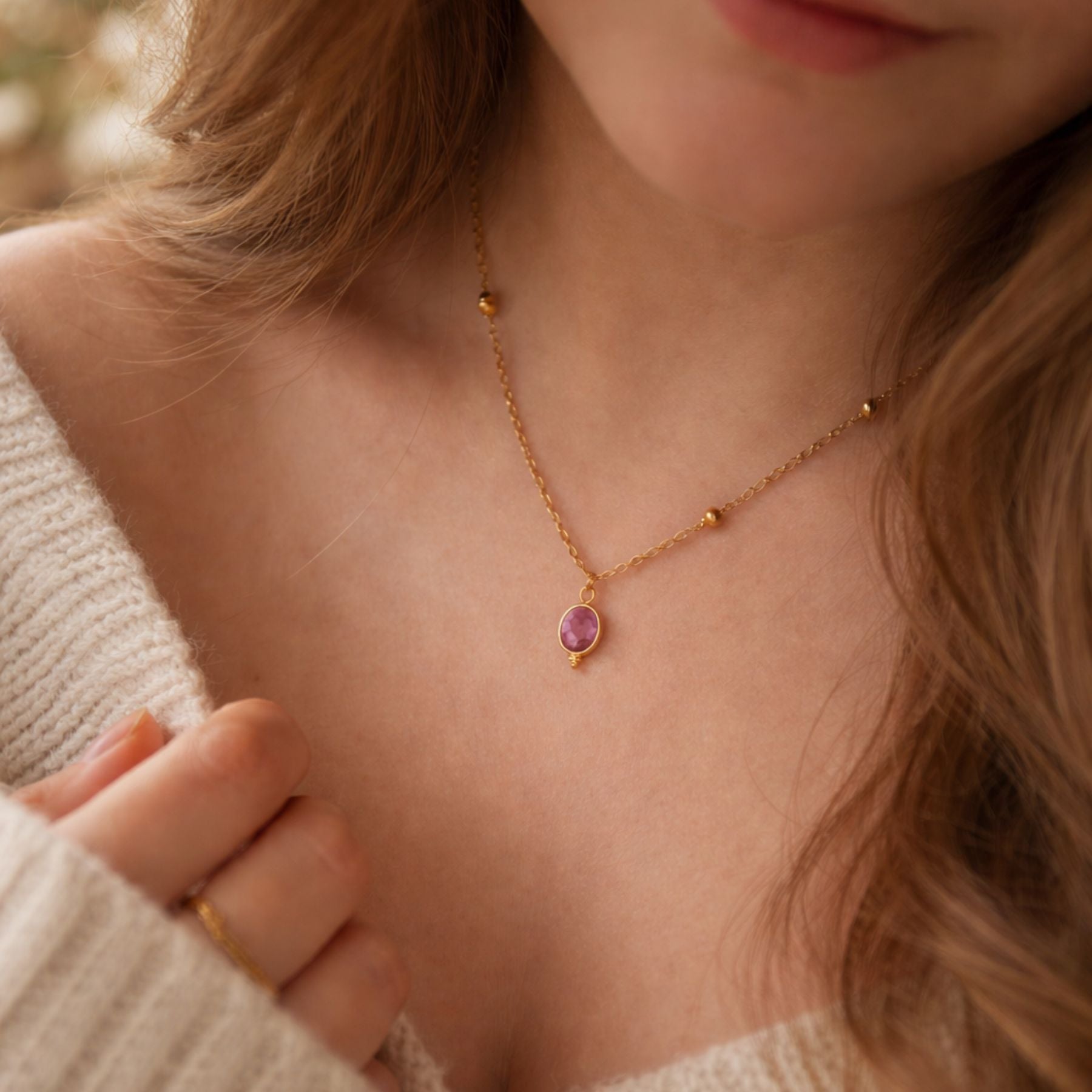 Collier "Calliope" - Améthyste