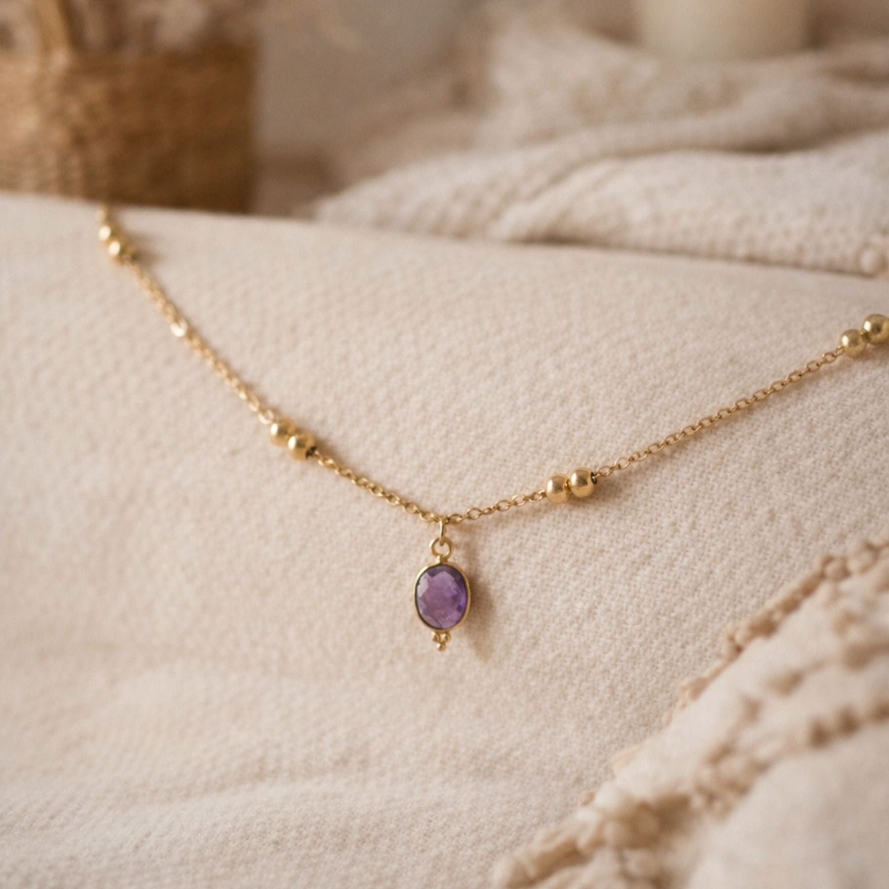 Collier "Calliope" - Améthyste