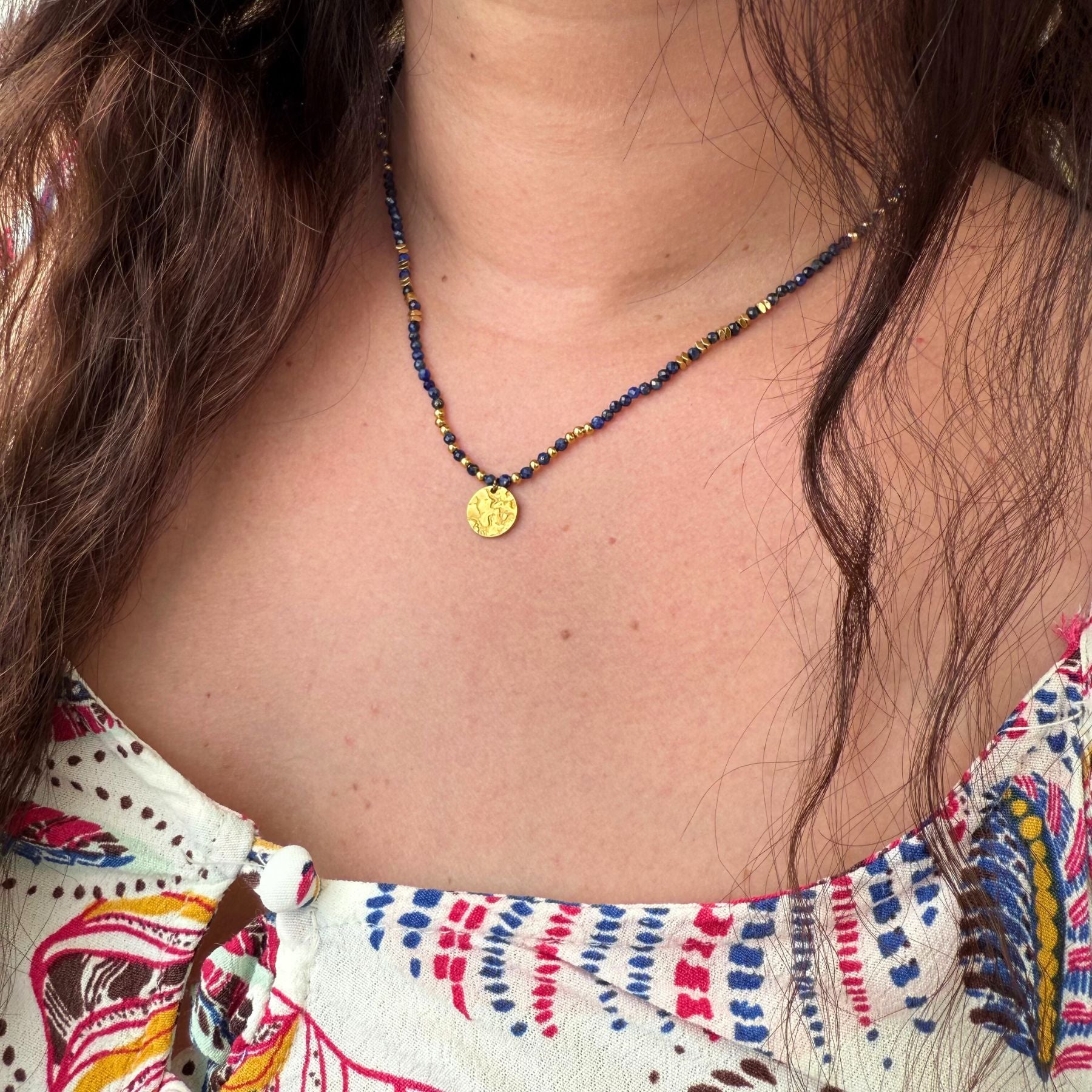 Collier "Calypso" - Lapis-lazuli