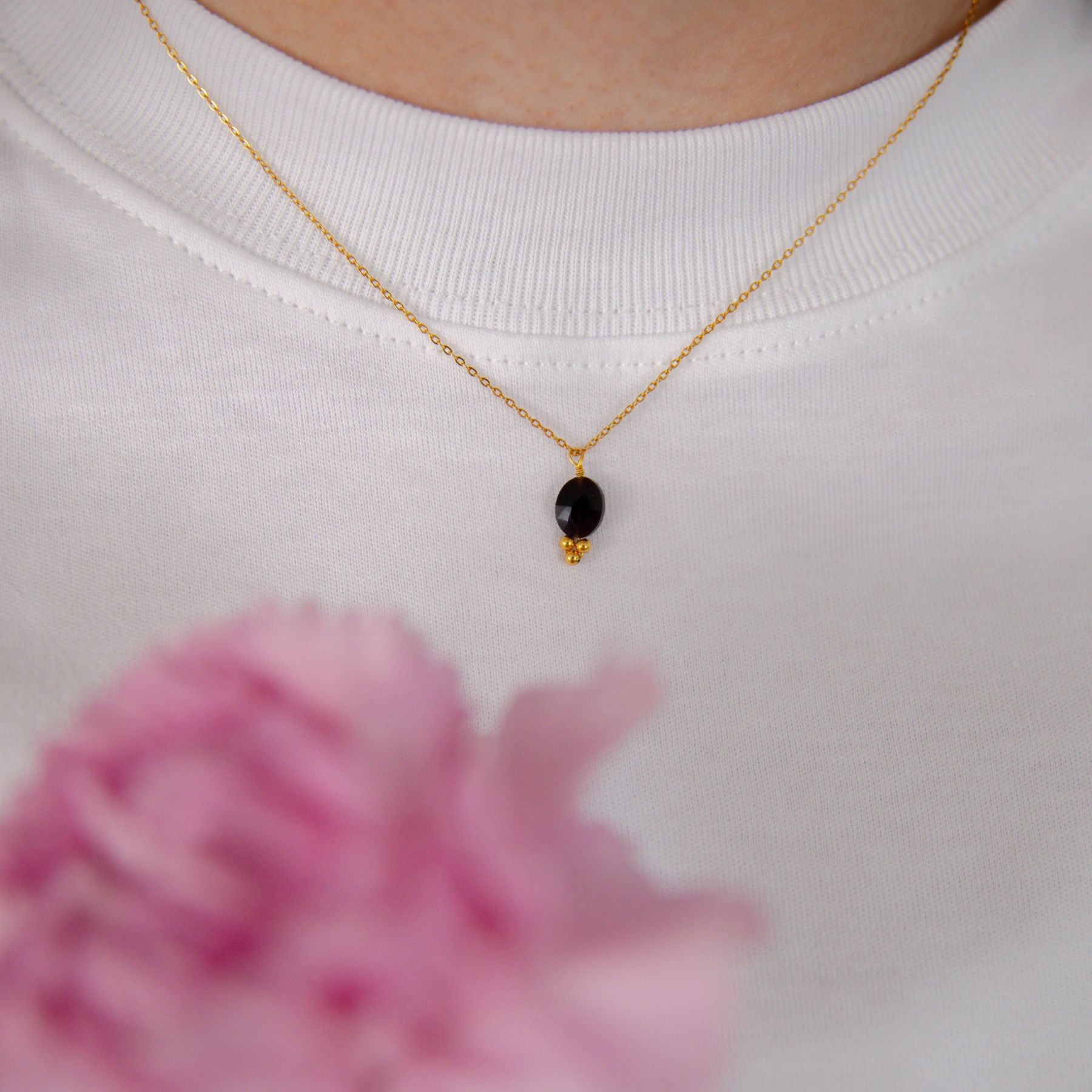 Collier "Héra" en Onyx
