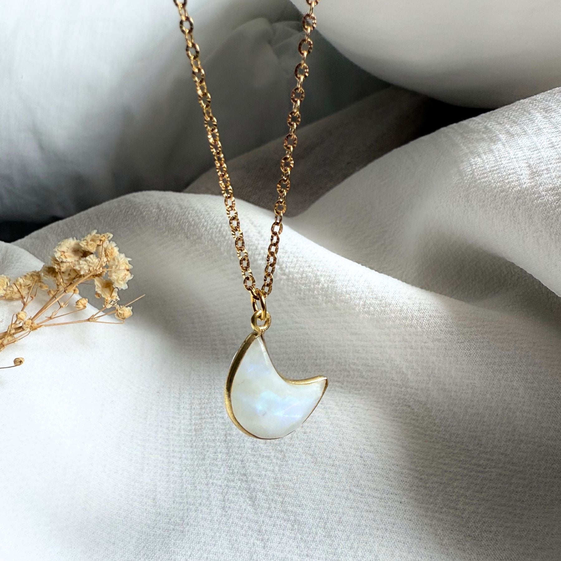 Collier "Lune" - Pierre de lune
