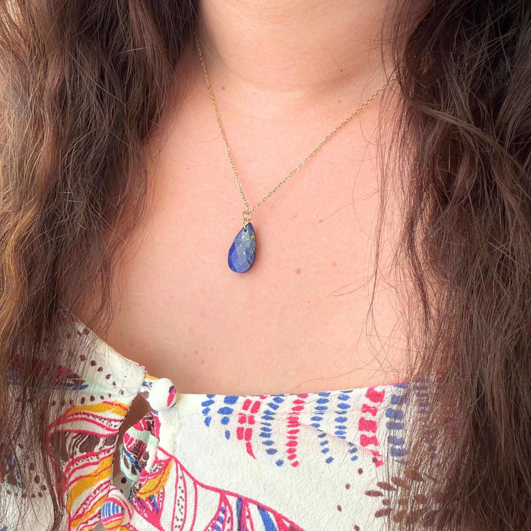 Collier "Vénus" - Lapis-lazuli