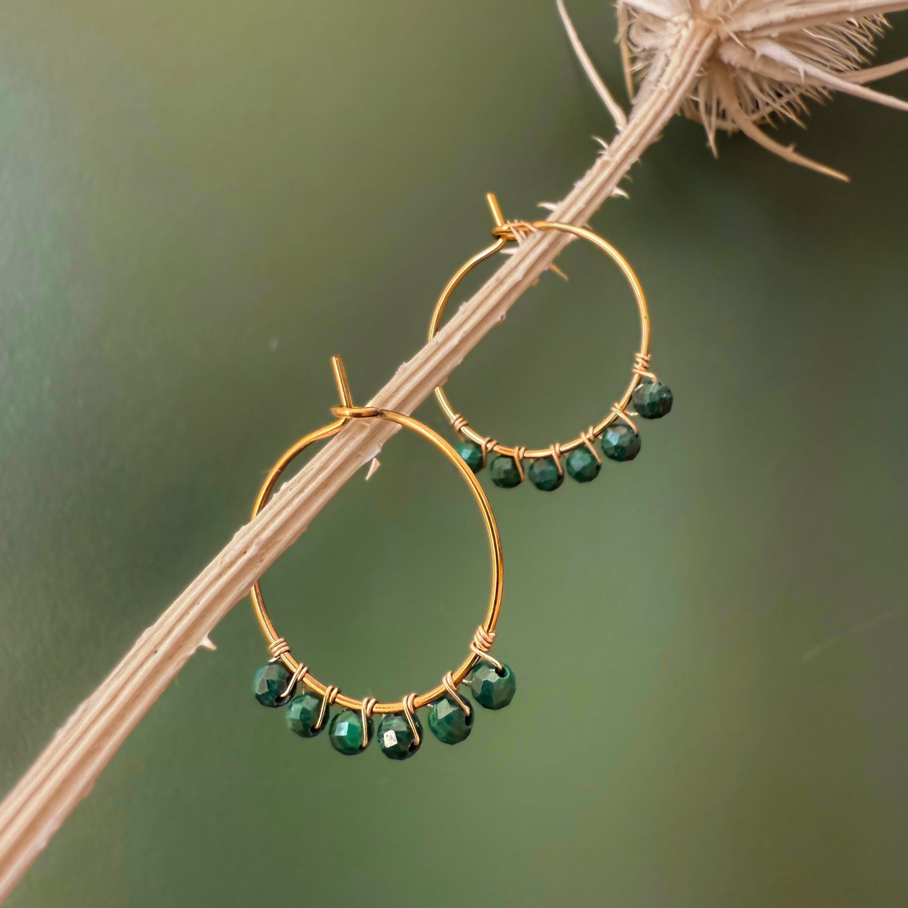 Créoles en Malachite