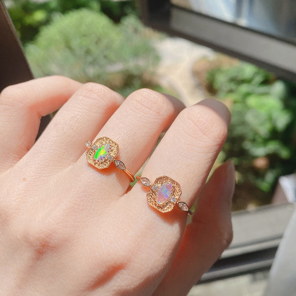 Bague en Opale