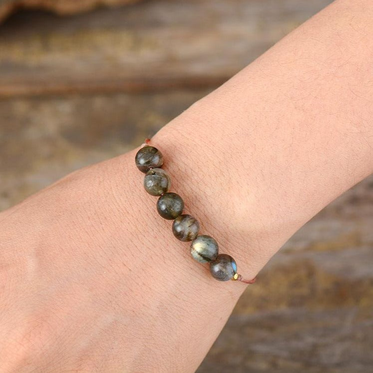 Bracelet "Inspiration" en Labradorite