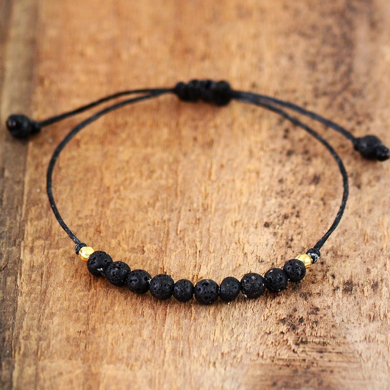 Bracelet en Pierre de lave