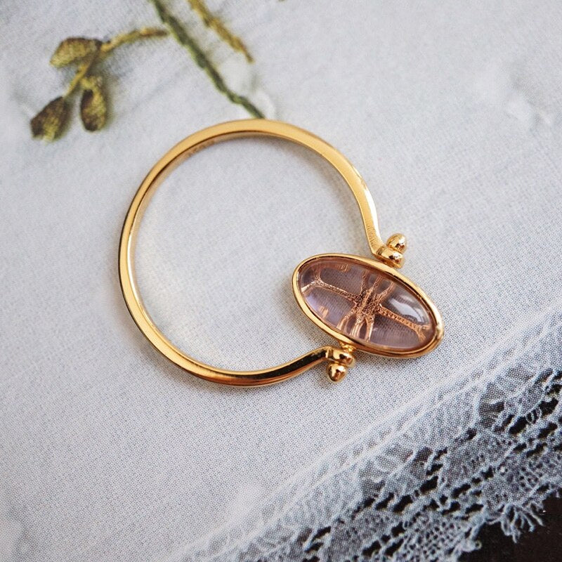 Bague "Illusion" en Améthyste