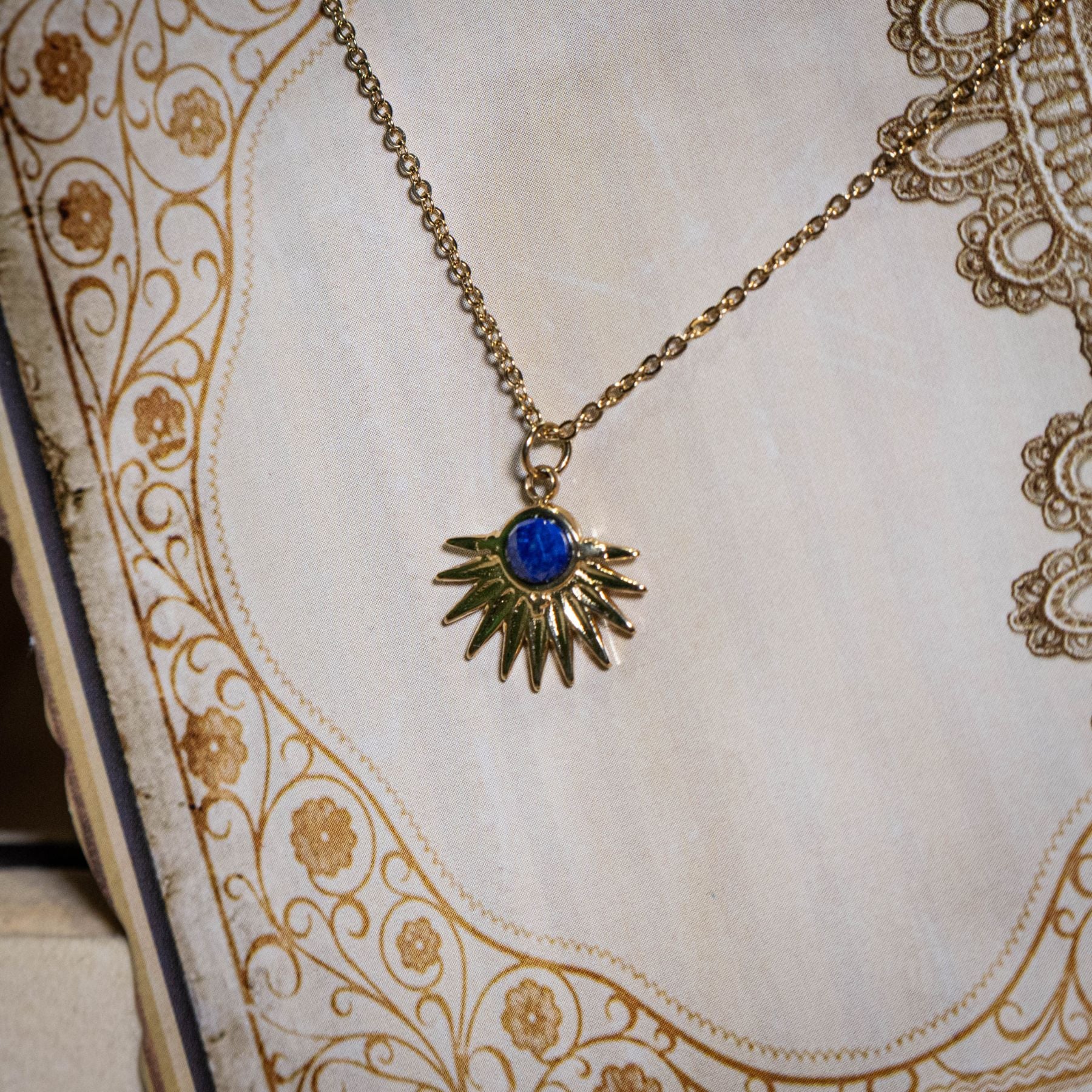 Collier "Apollon" en Lapis-lazuli