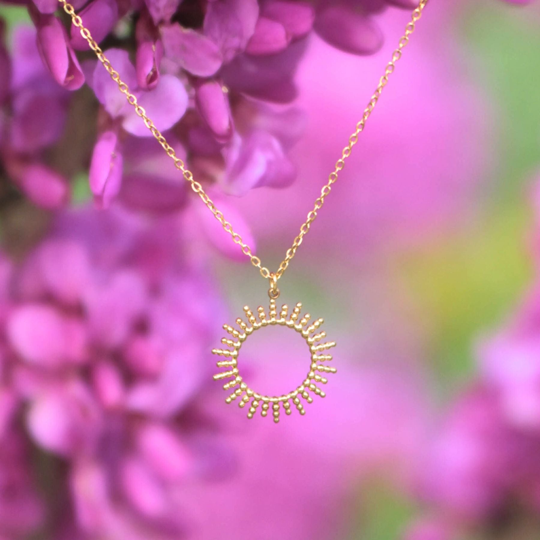 Collier "Soleil" en Or fin