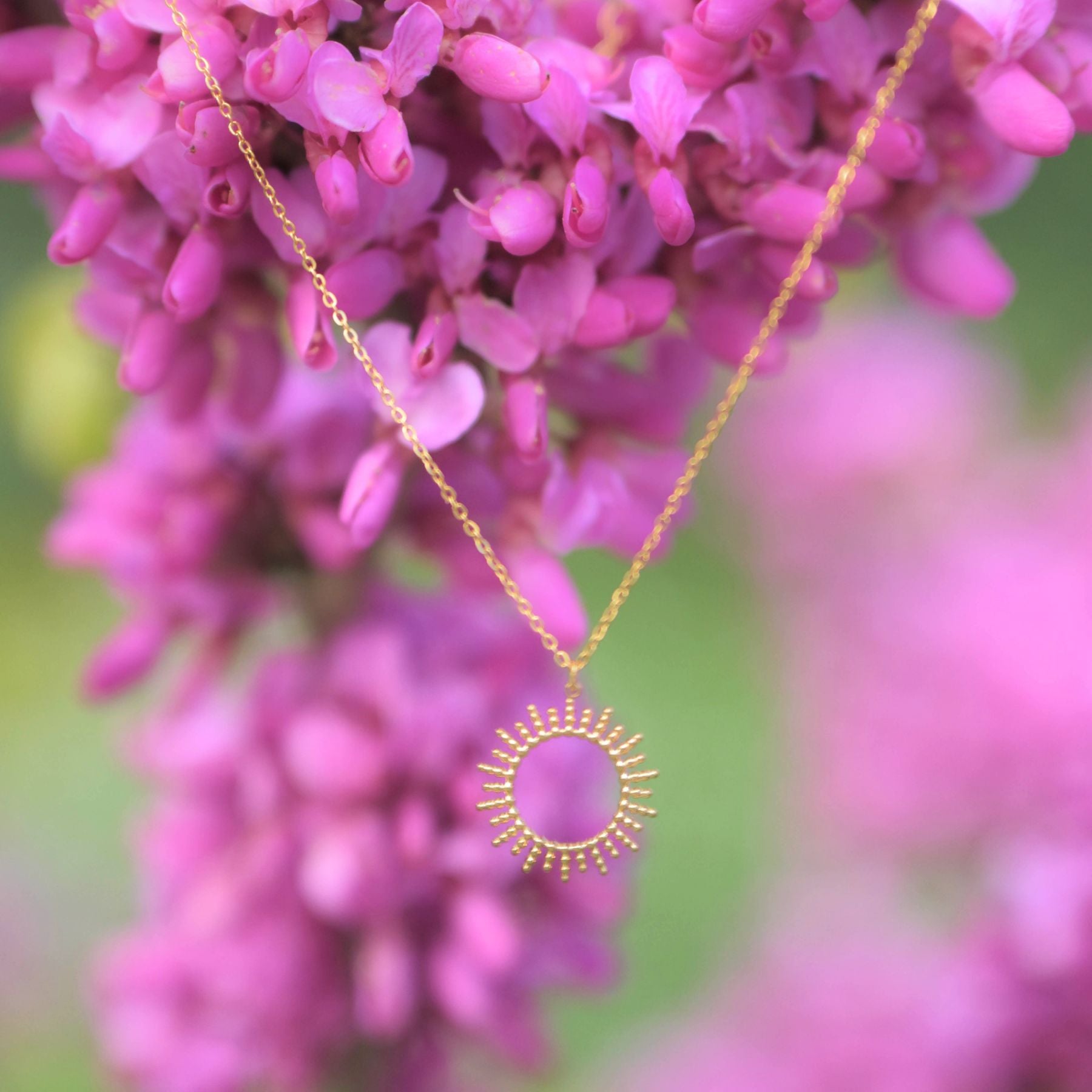 Collier "Soleil" en Or fin