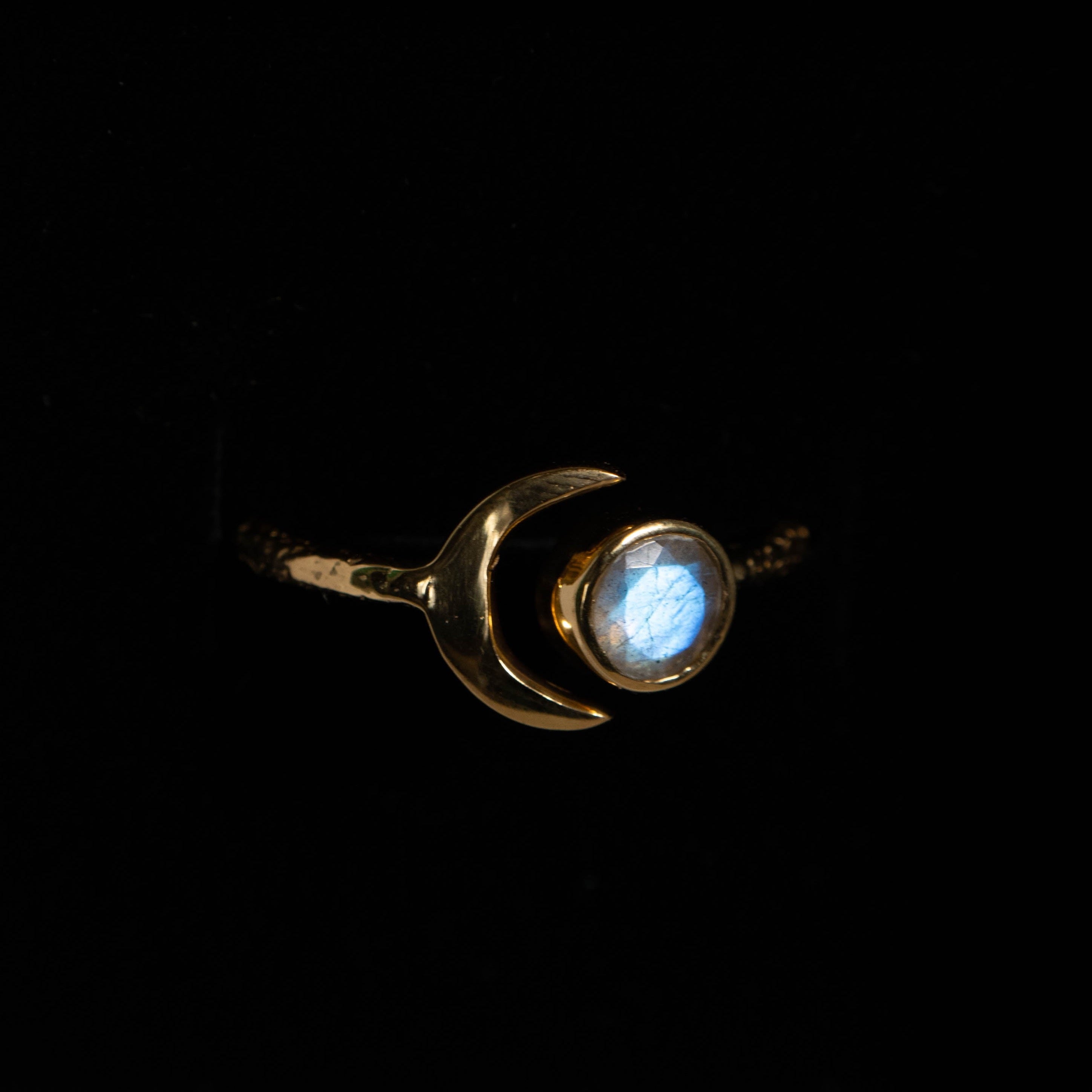 Bague "Luna" en Labradorite