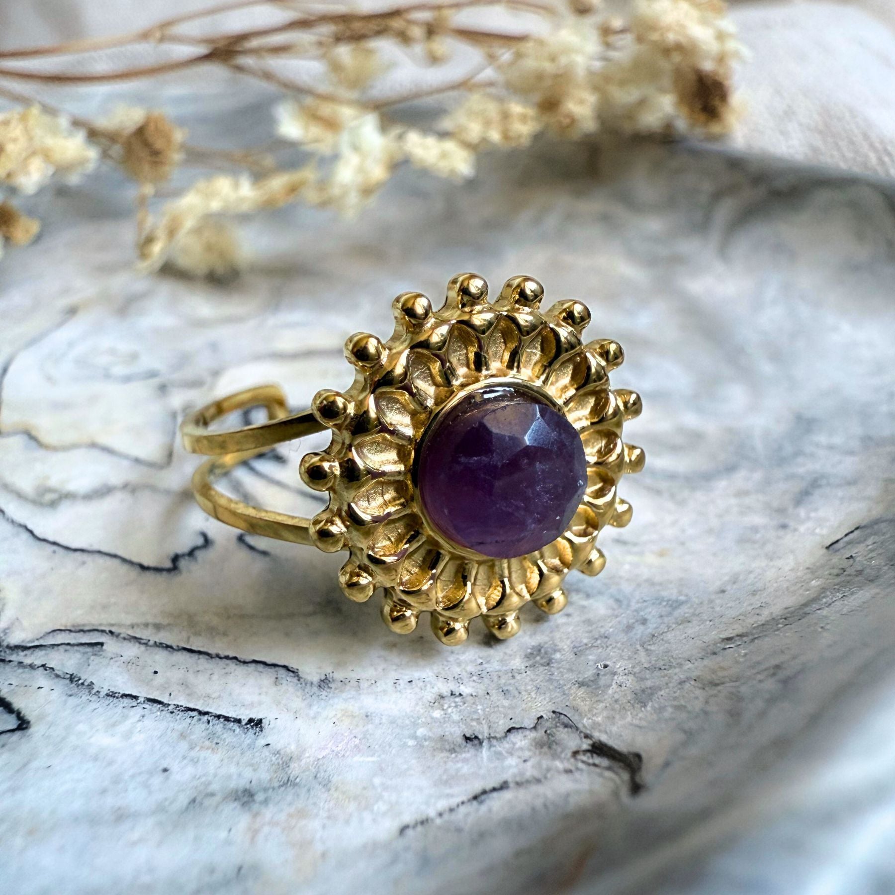Bague "Héré" - Améthyste
