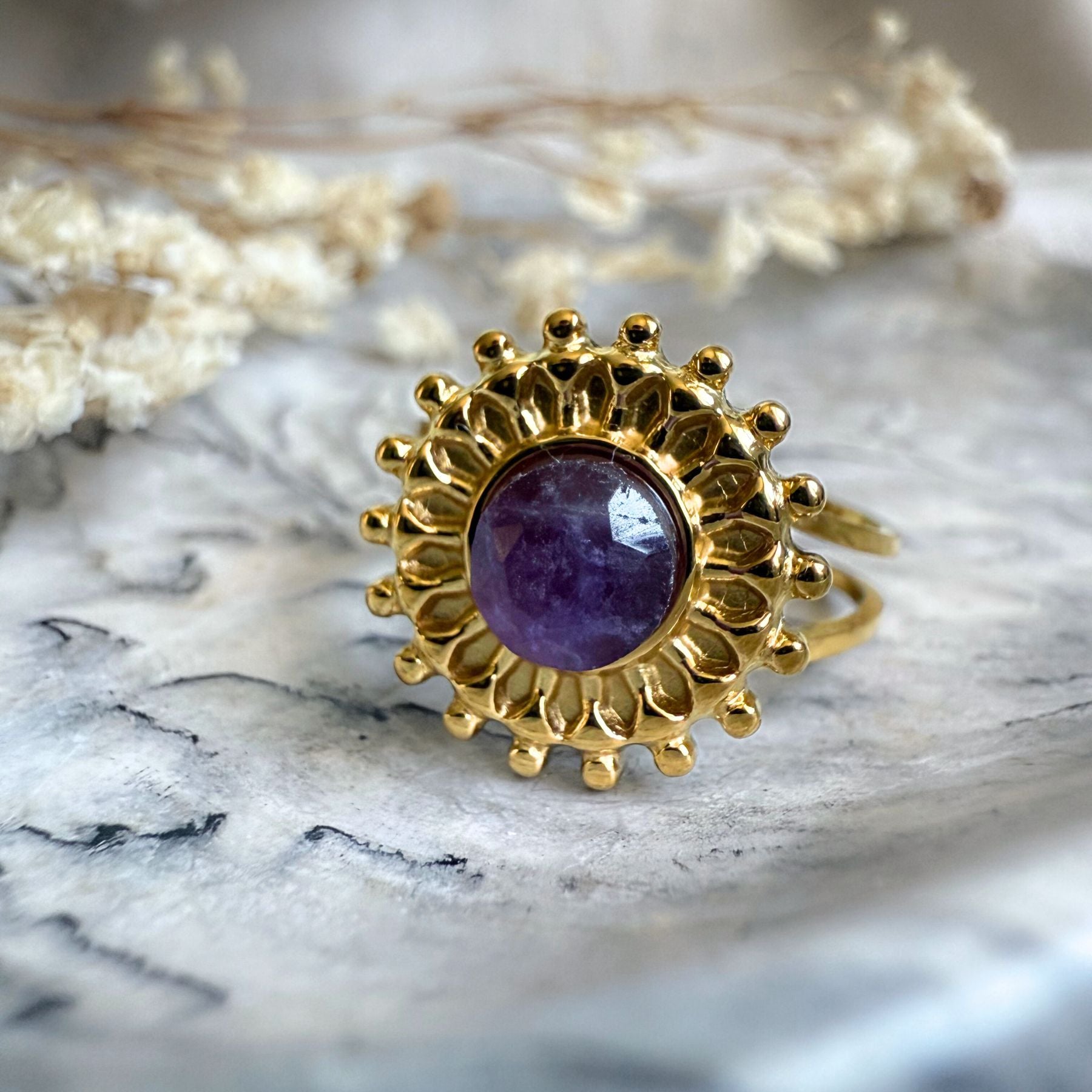 Bague "Héré" - Améthyste