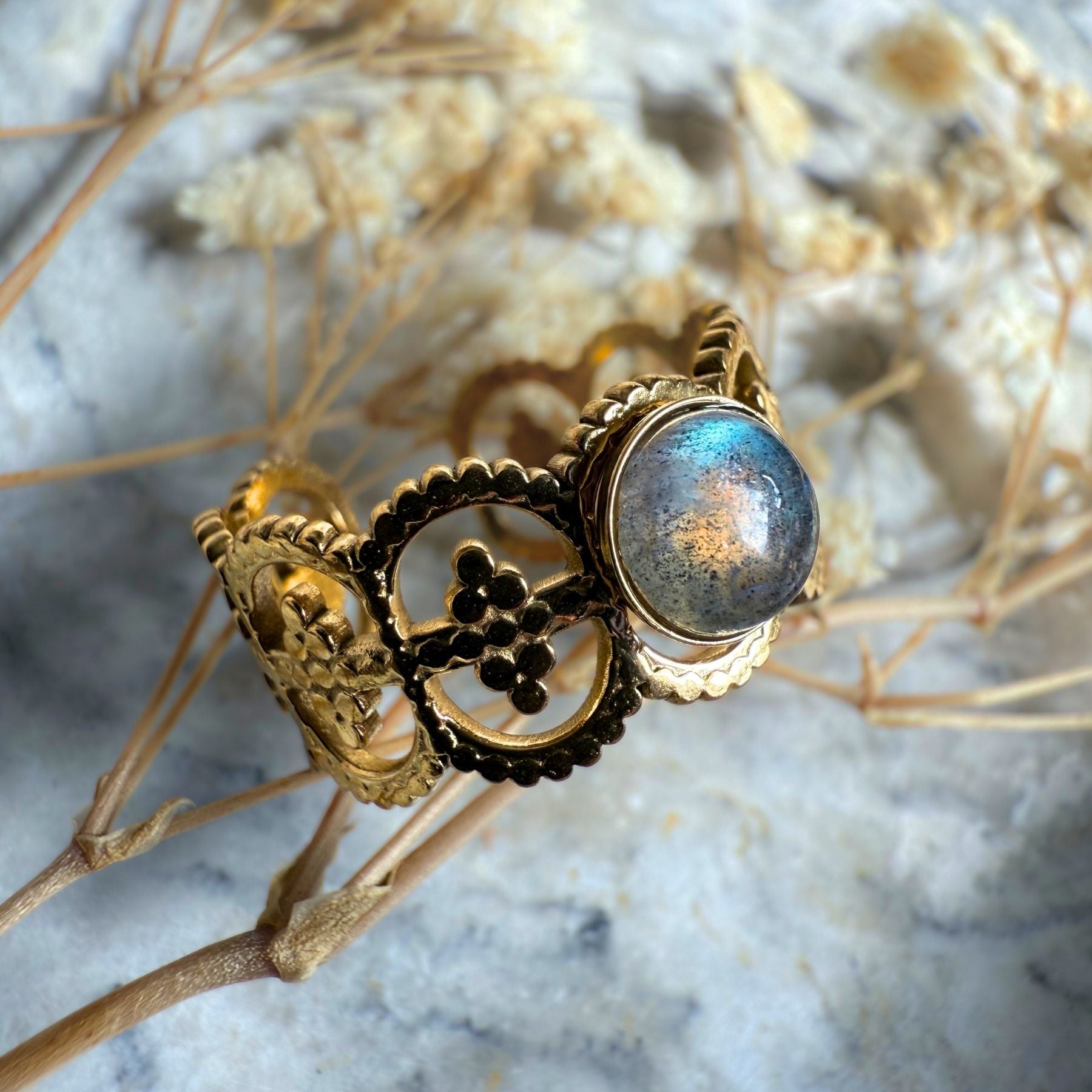 Bague "Junon" - Labradorite