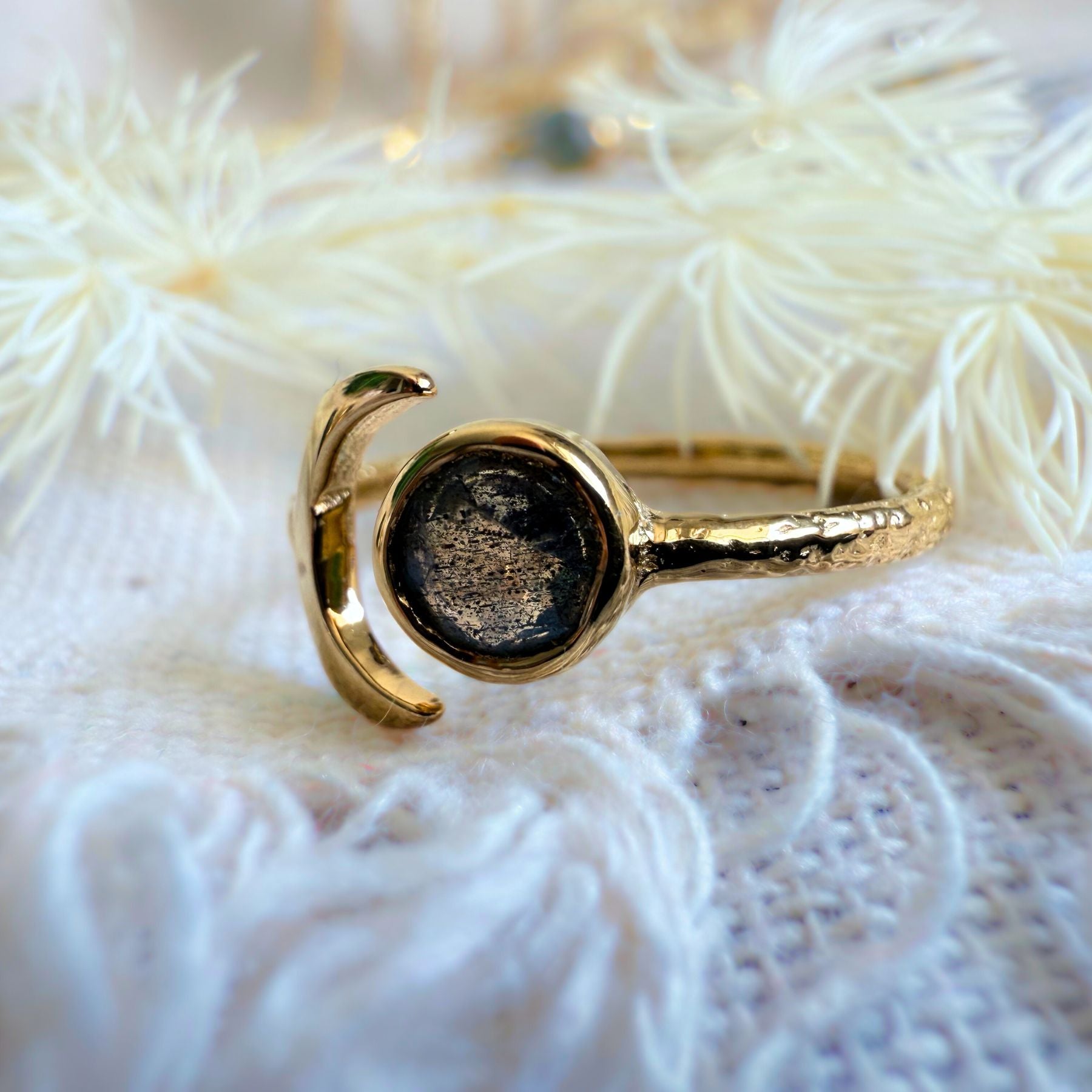 Bague "Luna" en Labradorite
