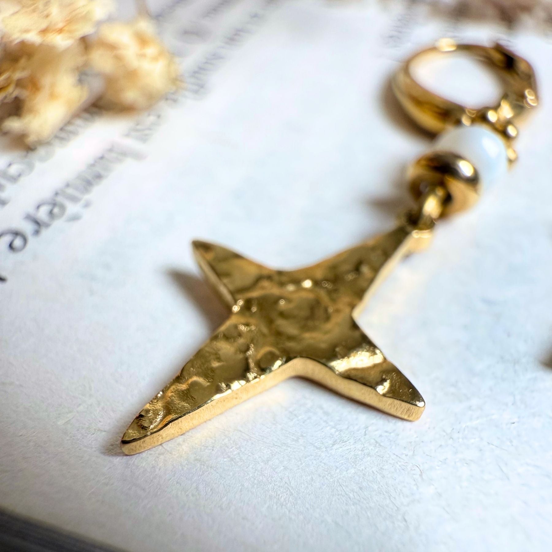 Boucles d'oreilles "Etoile" - Nacre