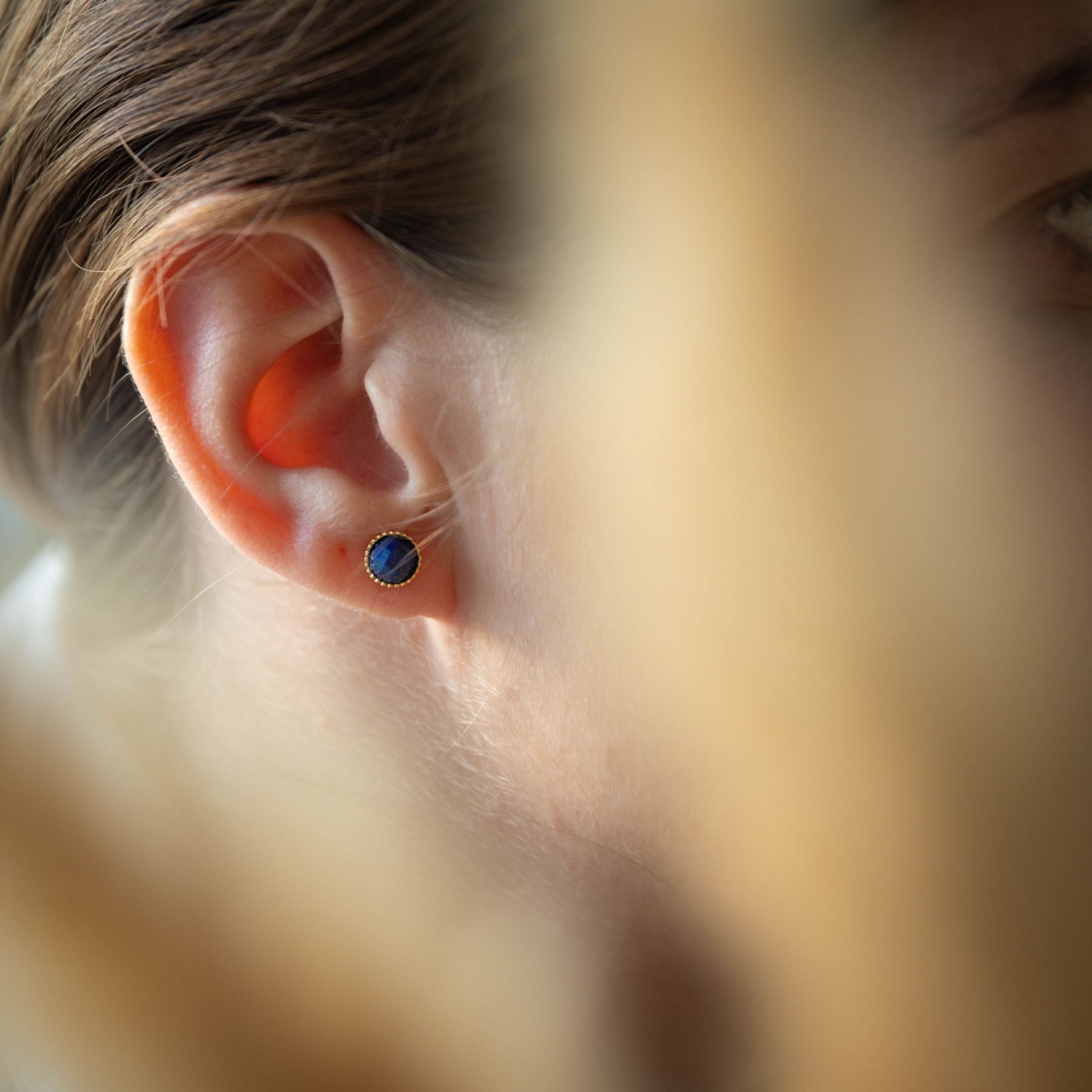 Boucles d'oreilles en Lapis-lazuli