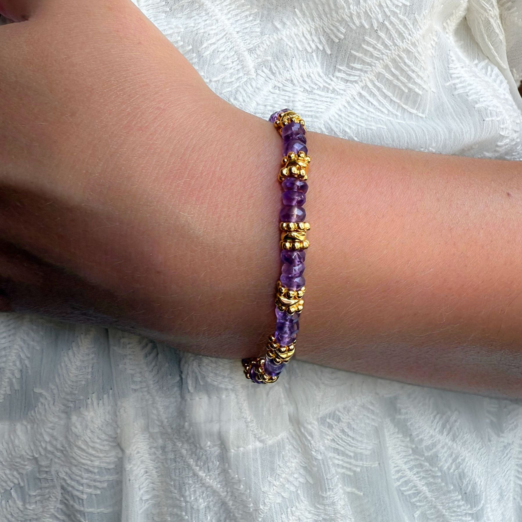 Bracelet "Astéria" - Améthyste