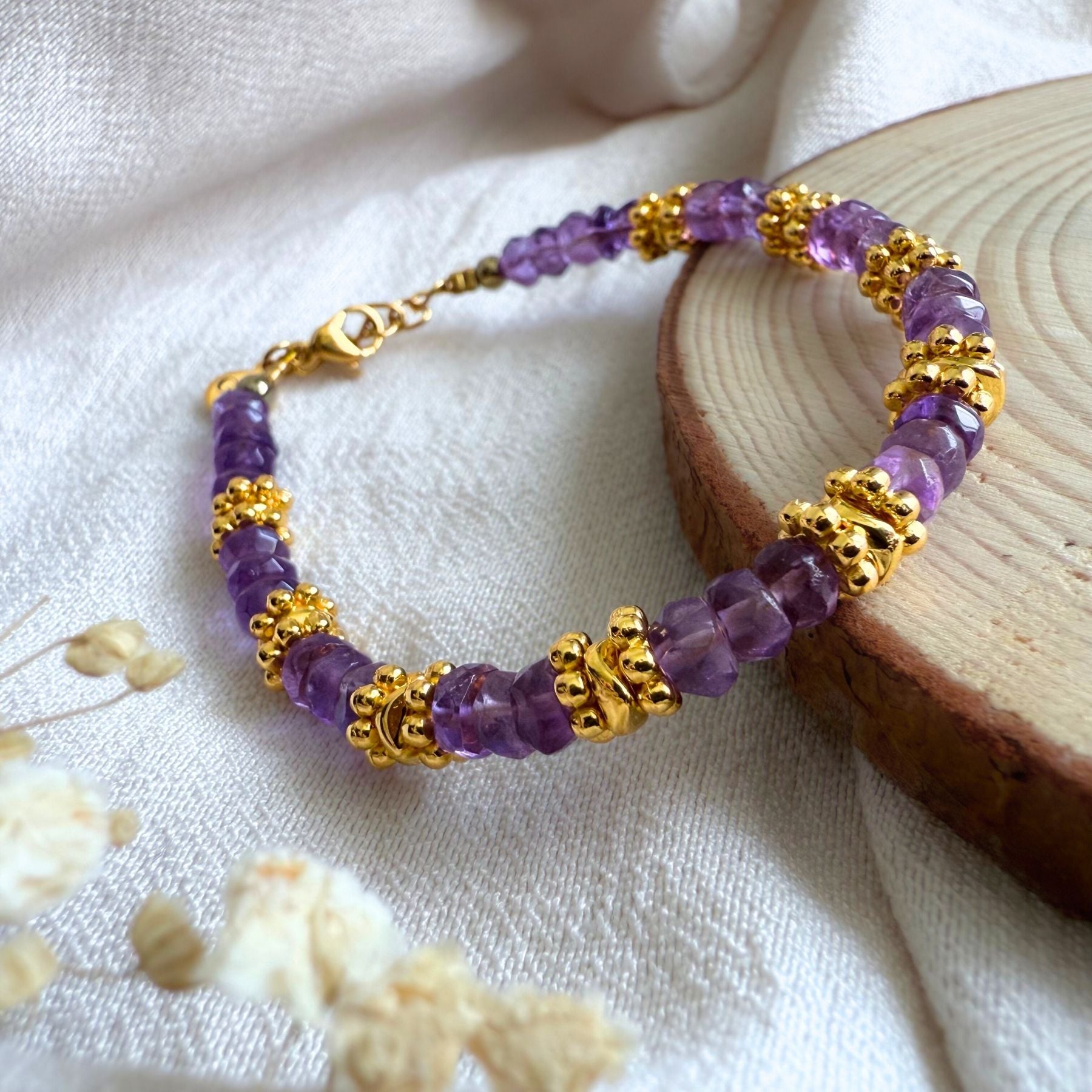 Bracelet "Astéria" - Améthyste