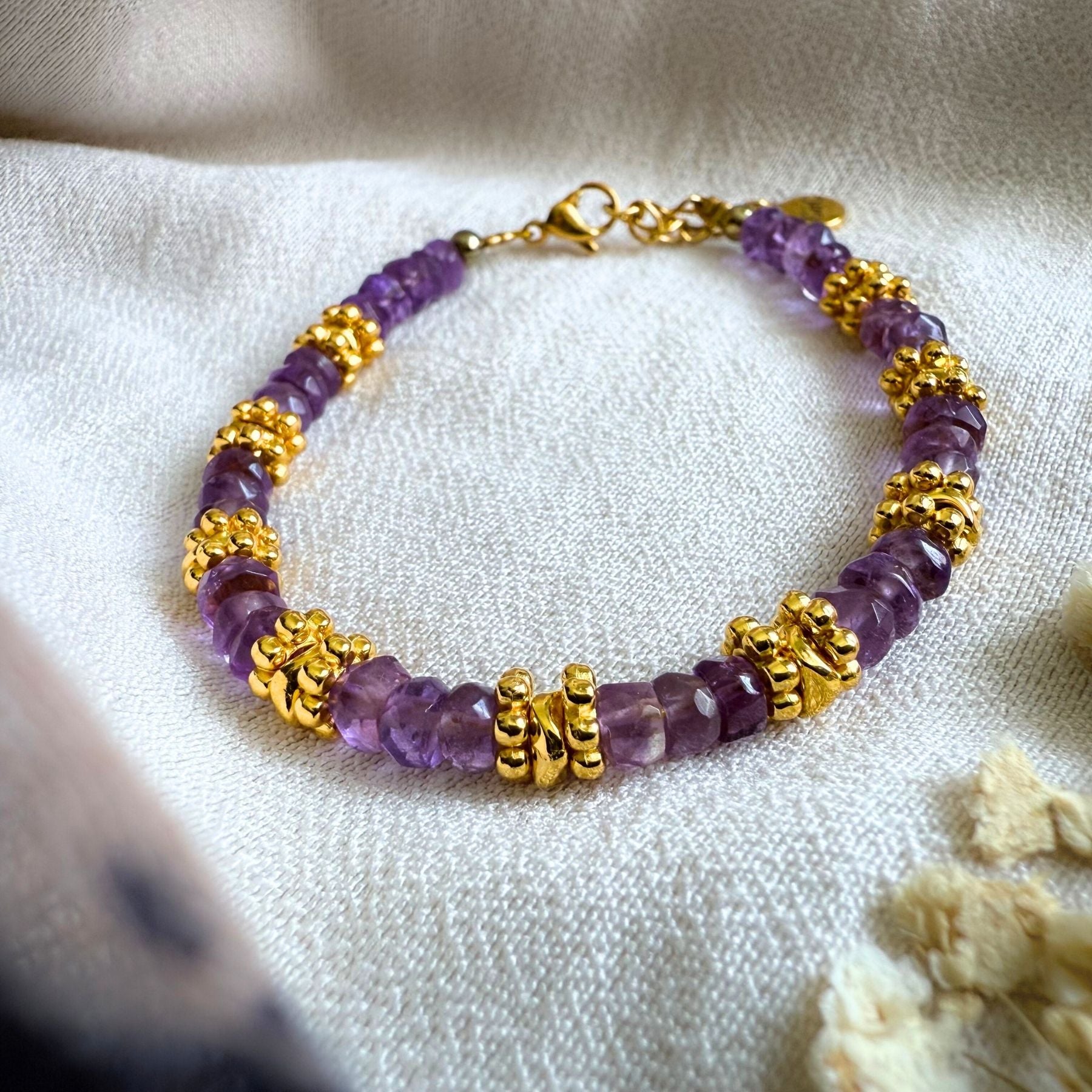 Bracelet "Astéria" - Améthyste
