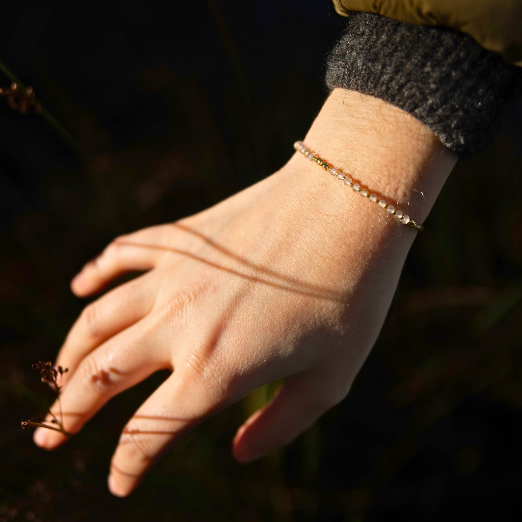 Bracelet "Kami" en Labradorite