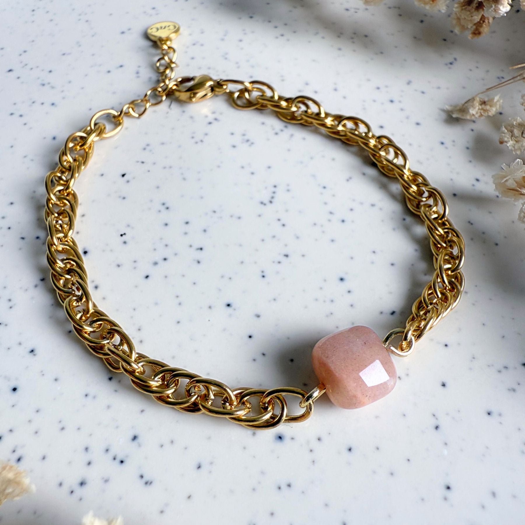 Bracelet "Letiko" - Pierre de soleil