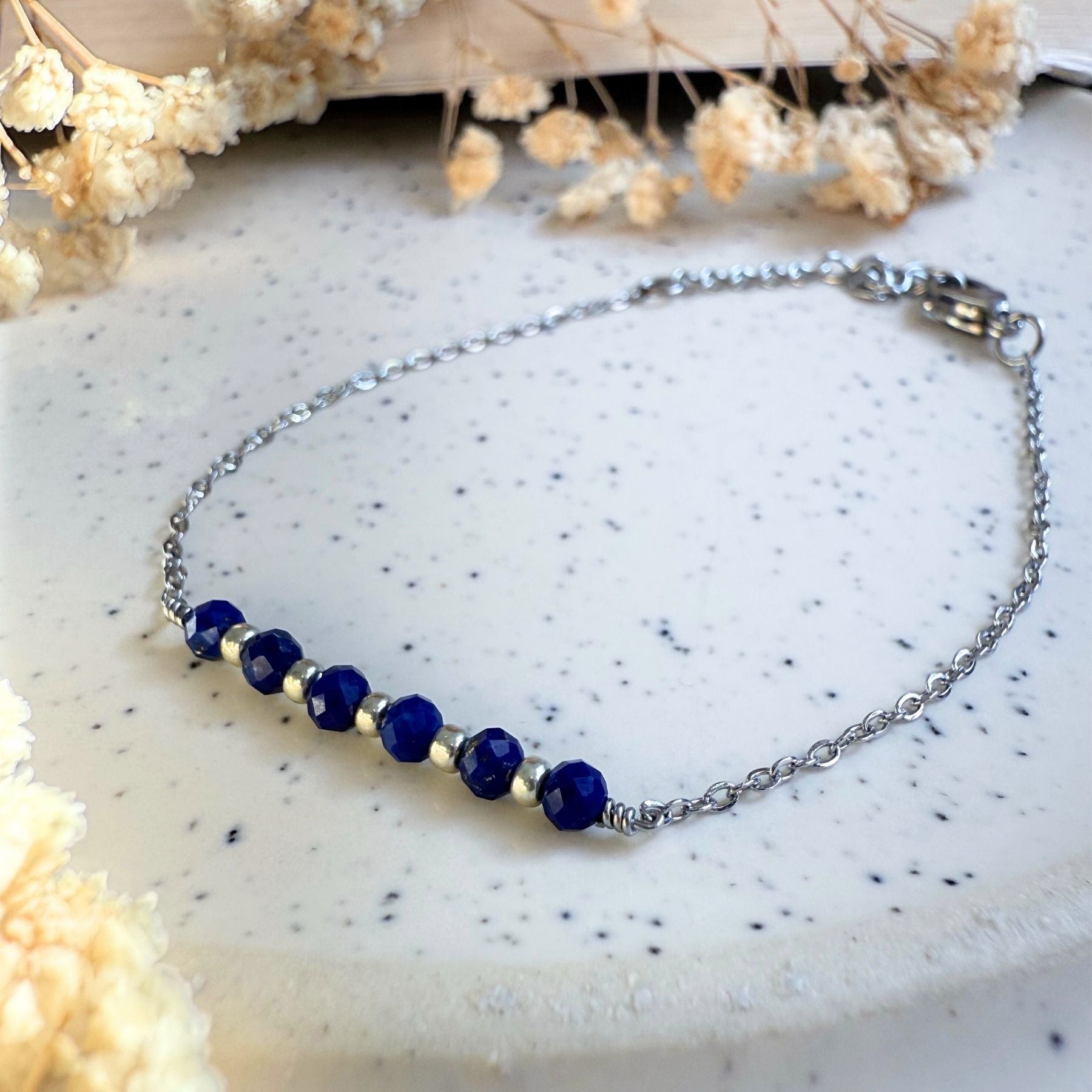 Bracelet "Sixtine" - Lapis-lazuli