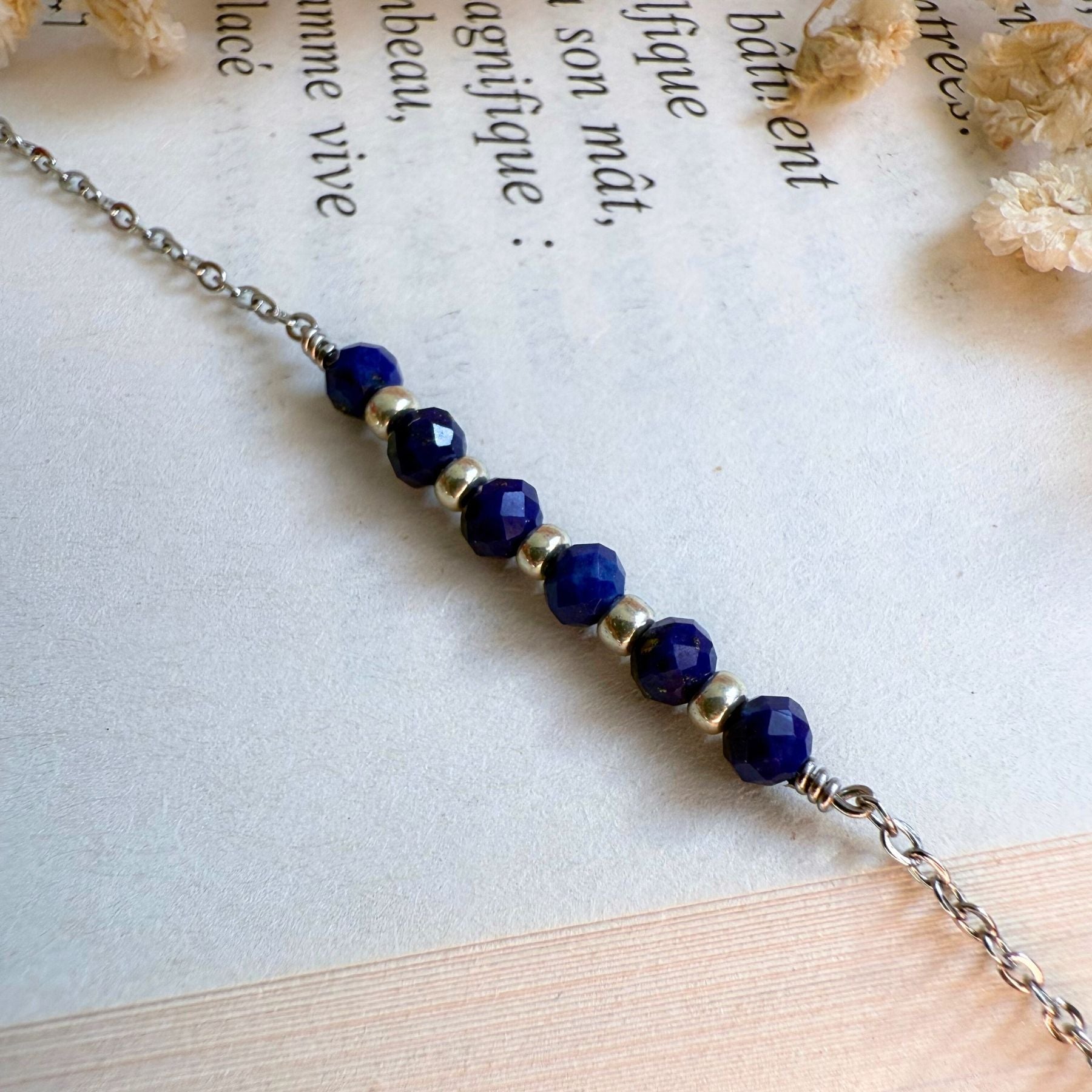Bracelet "Sixtine" - Lapis-lazuli