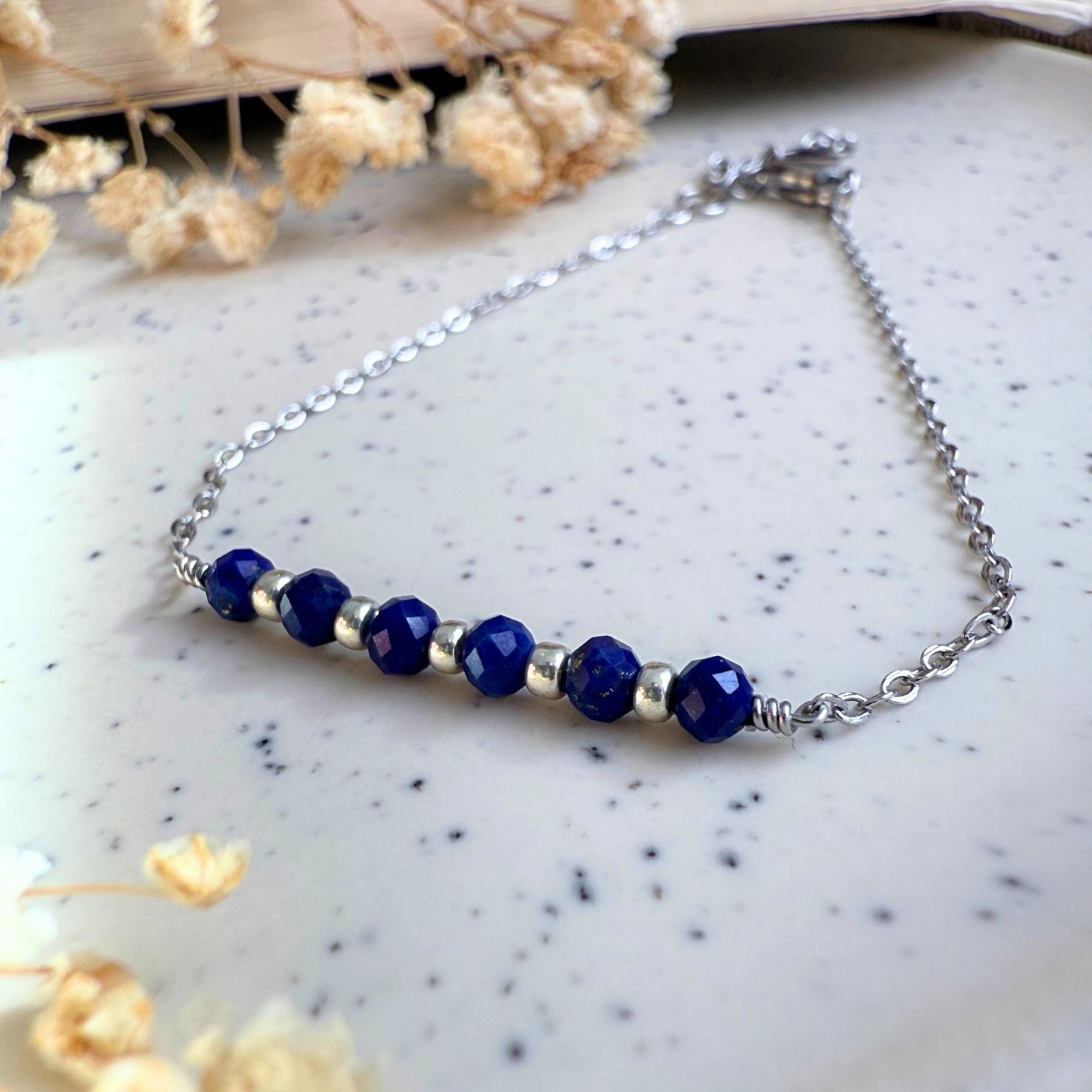 Bracelet "Sixtine" - Lapis-lazuli