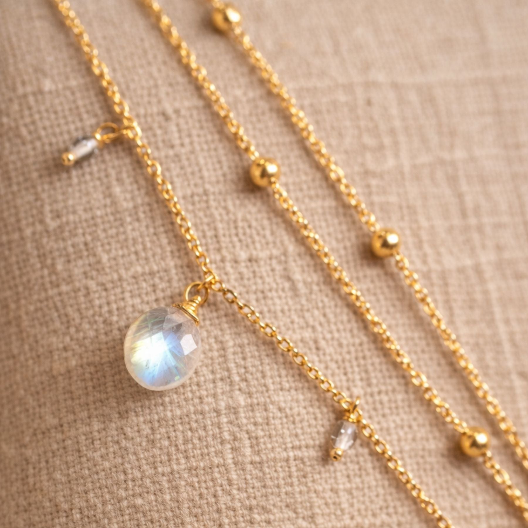 Bracelet "Trinité" en Labradorite